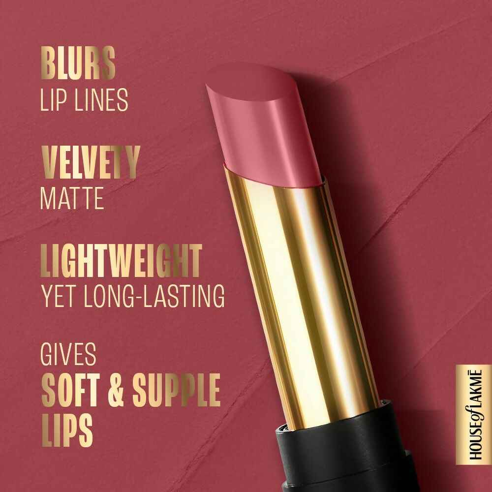 Lakme Absolute Beyond Matte Lipstick - 202 Pink Plum