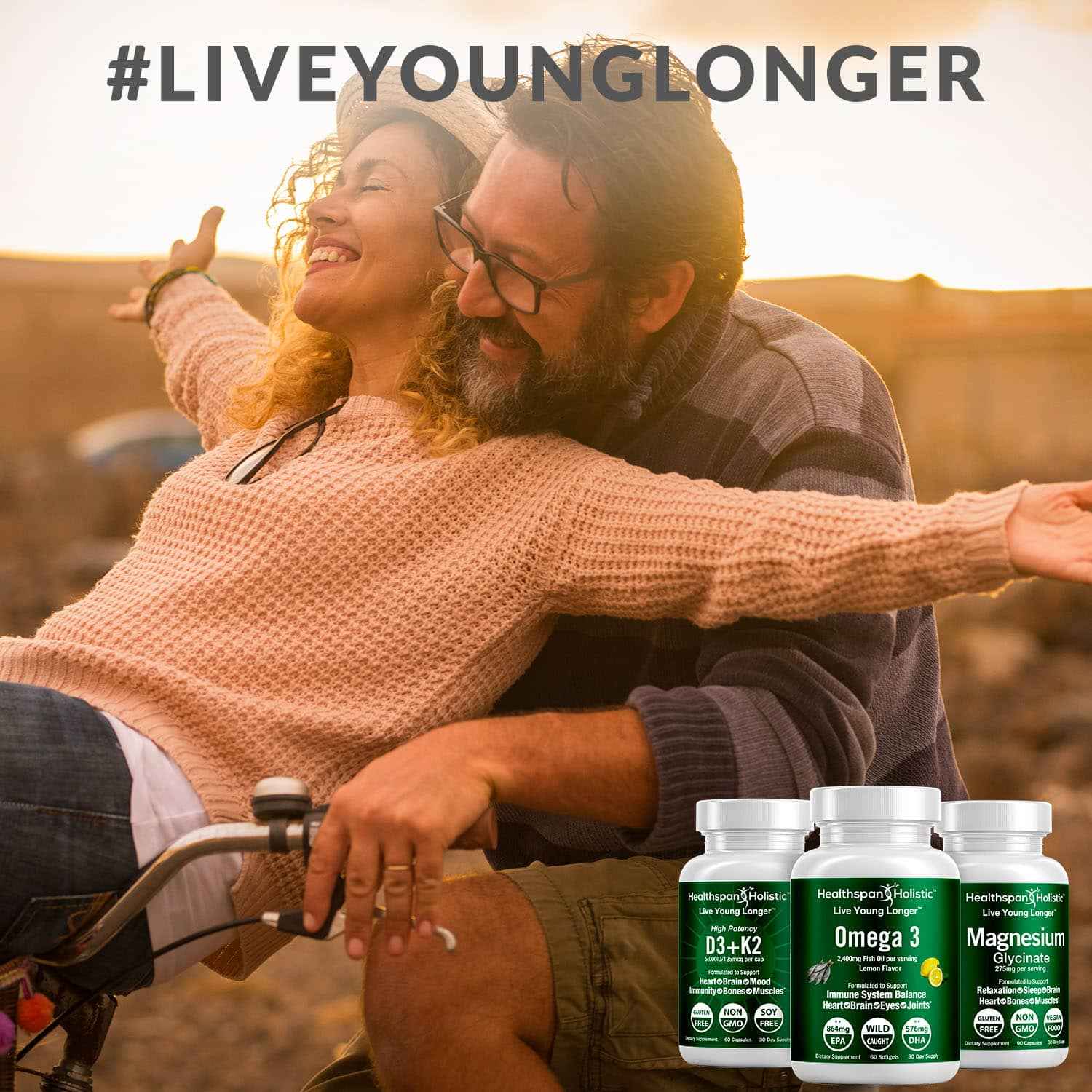 D3-Omega 3-Magnesium Daily Essentials Bundle