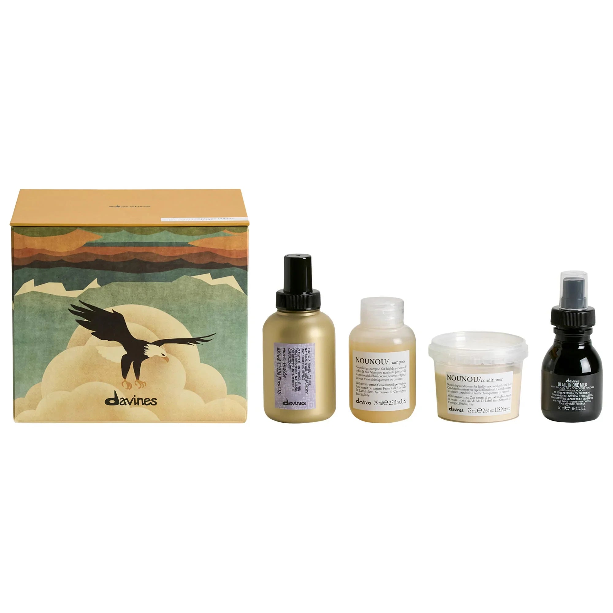 Davines Boreal Tundra NOUNOU Gift Set for All Hair Types - DestGlow