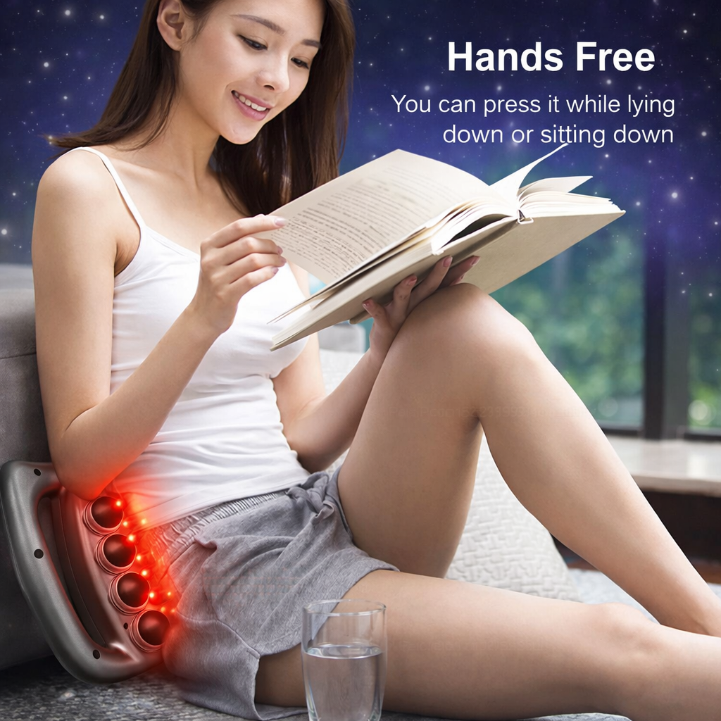 ThermaPulse™ Deep Tissue Massage Gun – Percussion & Heat Therapy Device by Zorelie.co