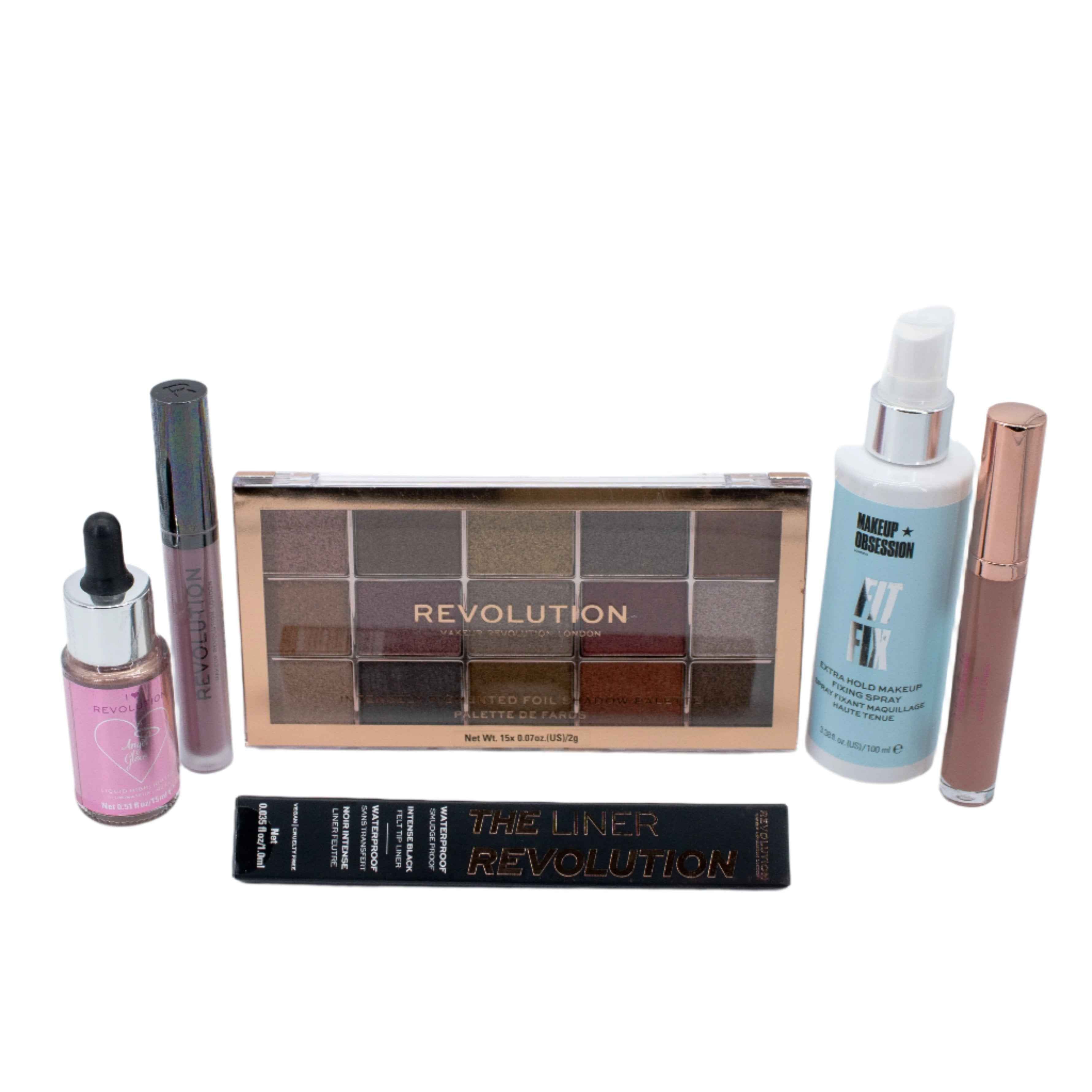 REVOLUTION Deluxe Glam Bag Set - Imperfect Box