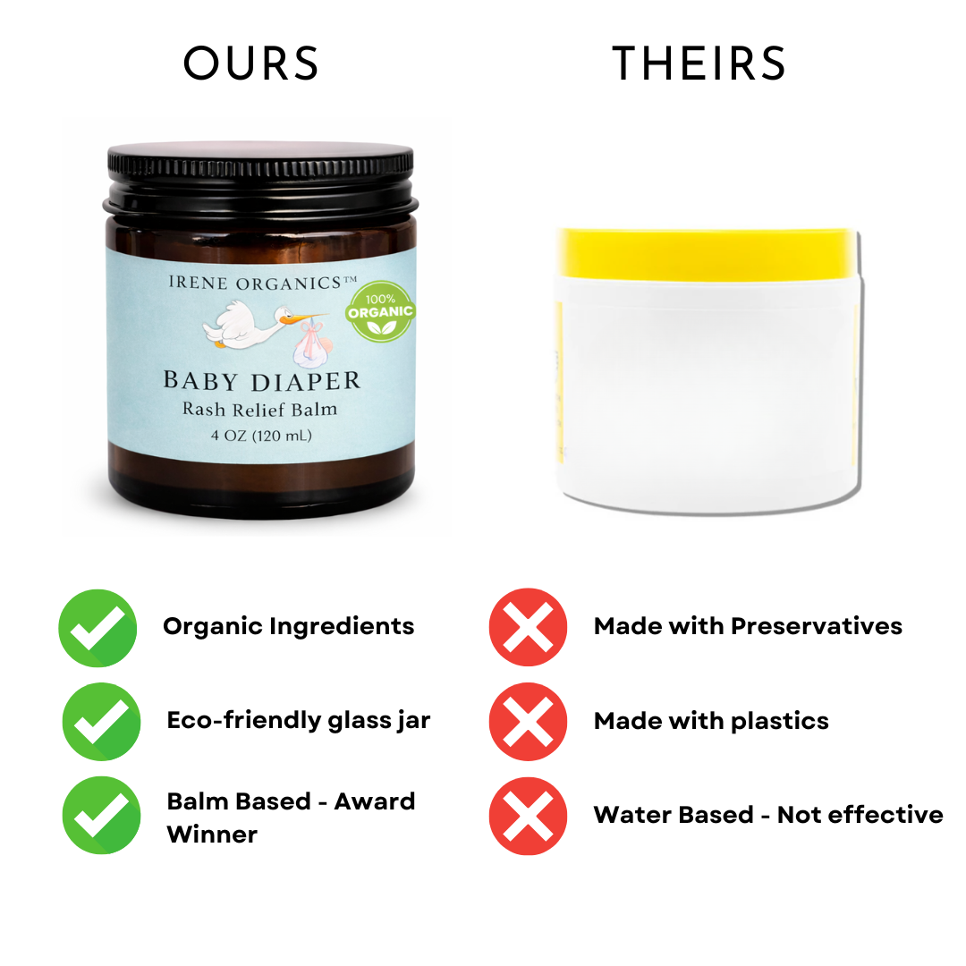 Baby Diaper Rash Relief Balm by Irene Organics