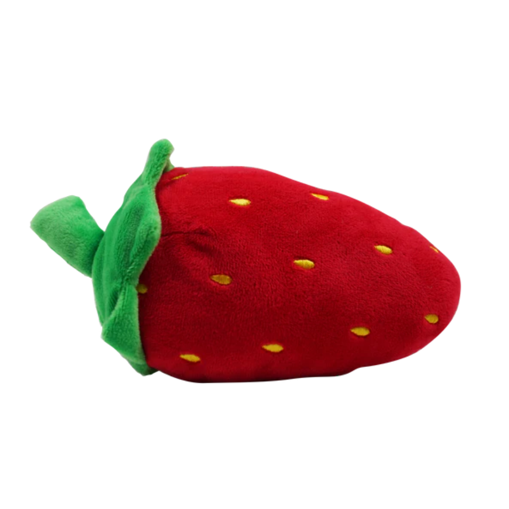 Happy Pet Plush Strawberry Dog Toy (1 unidad) DestGlow