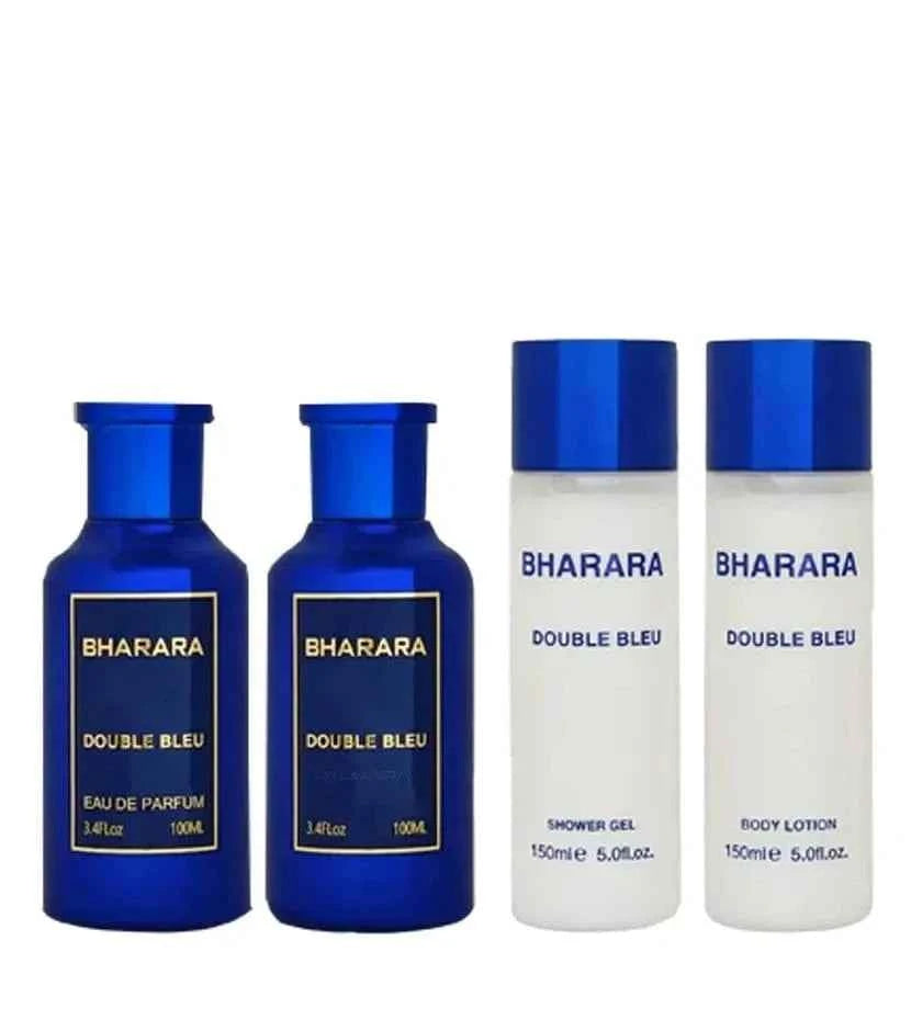 Double Bleu By Bharara For Men (4Pc Gift Set)