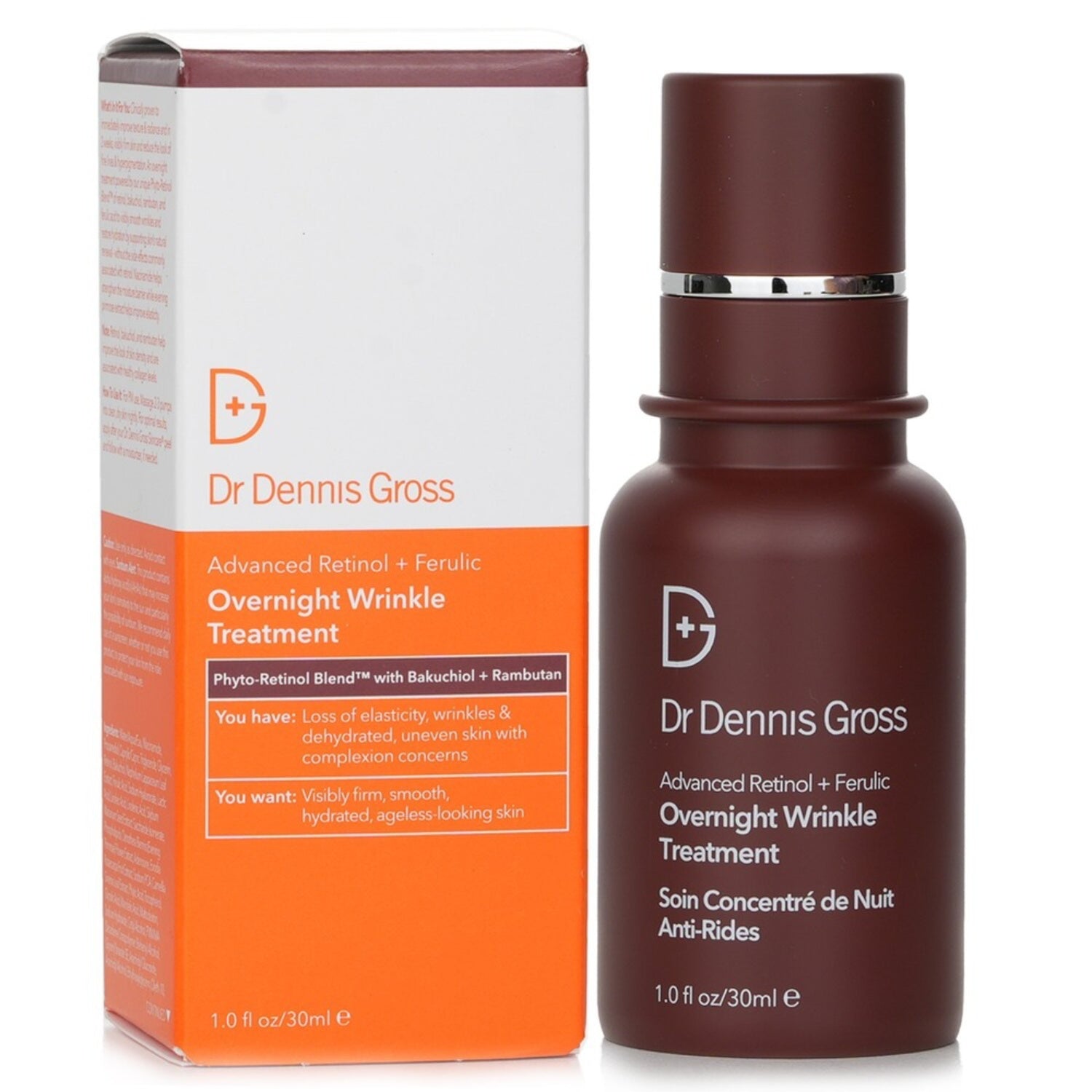 Dr. Dennis Gross Advanced Retinol + Ferulic Overnight Wrinkle Treatment 1 oz - DestGlow