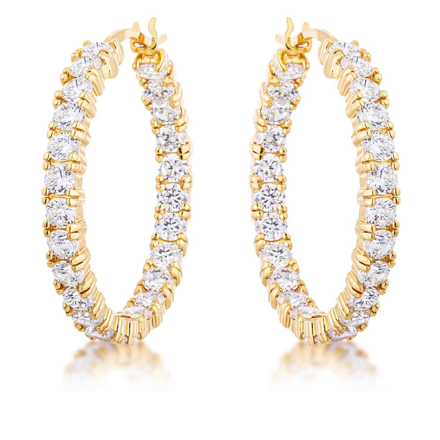 CZ Hoop Earrings