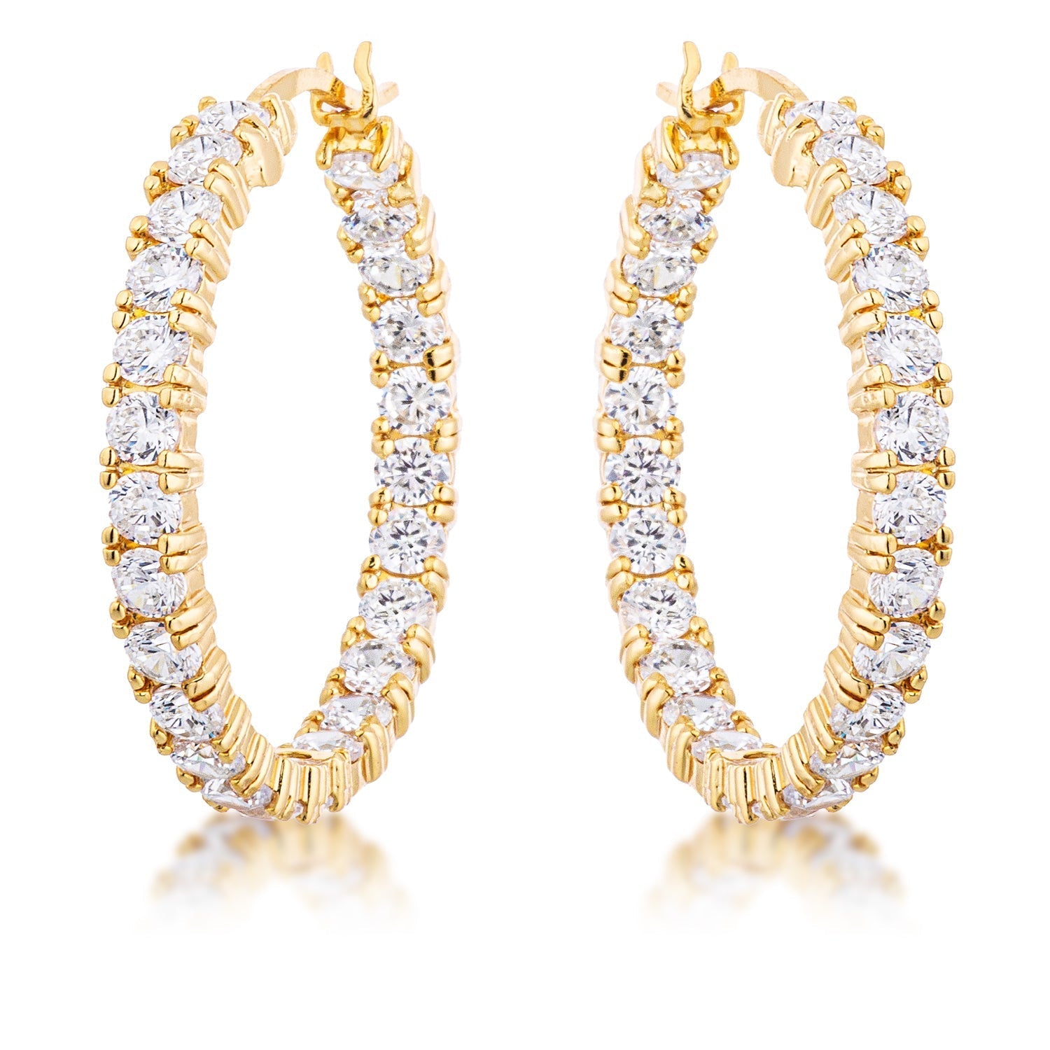 CZ Hoop Earrings
