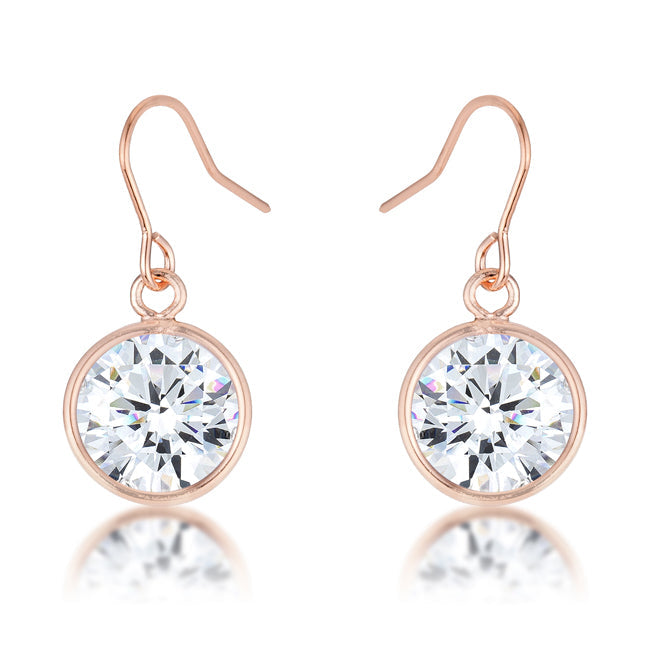 Bezel Solitaire Stud Earrings DestGlow