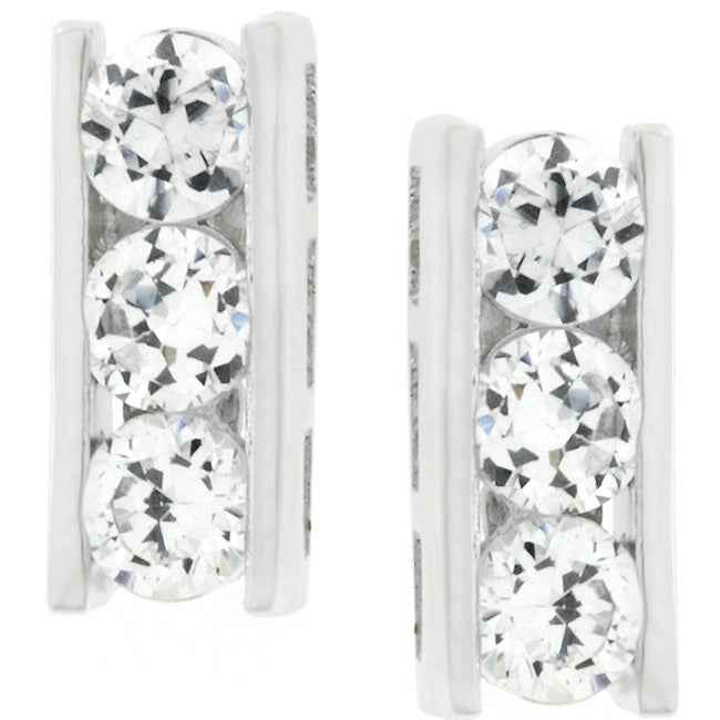 Hematite Pearl Ribbon Bypass Half Pave Ring