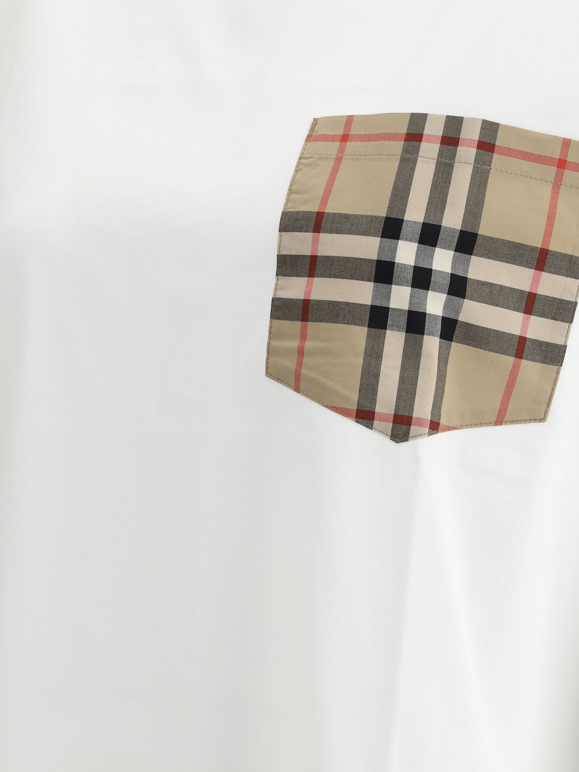 Burberry Women Archive Check Pocket T-Shirt DestGlow
