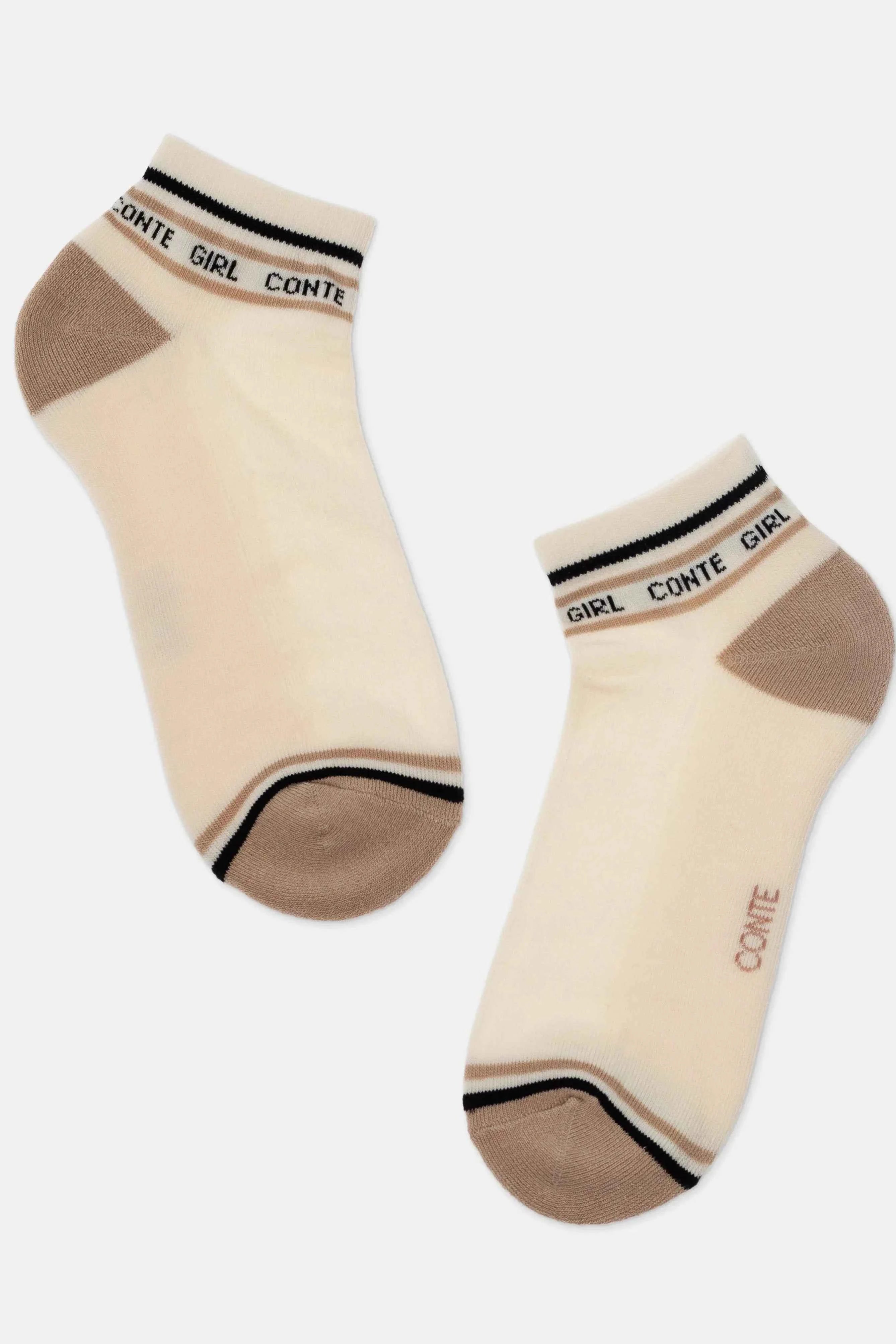 Cotton Ankle Socks Conte Active 572 - Terry Foot