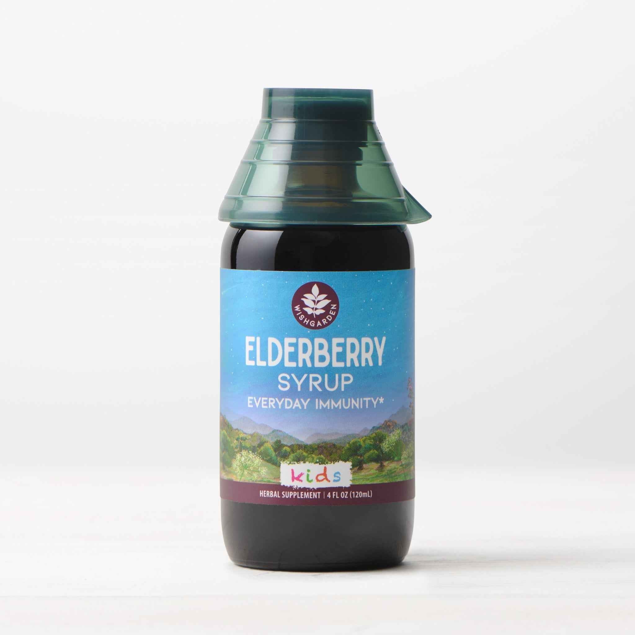 Elderberry Syrup, Everyday Immunity for Kids by WishGarden Herbs