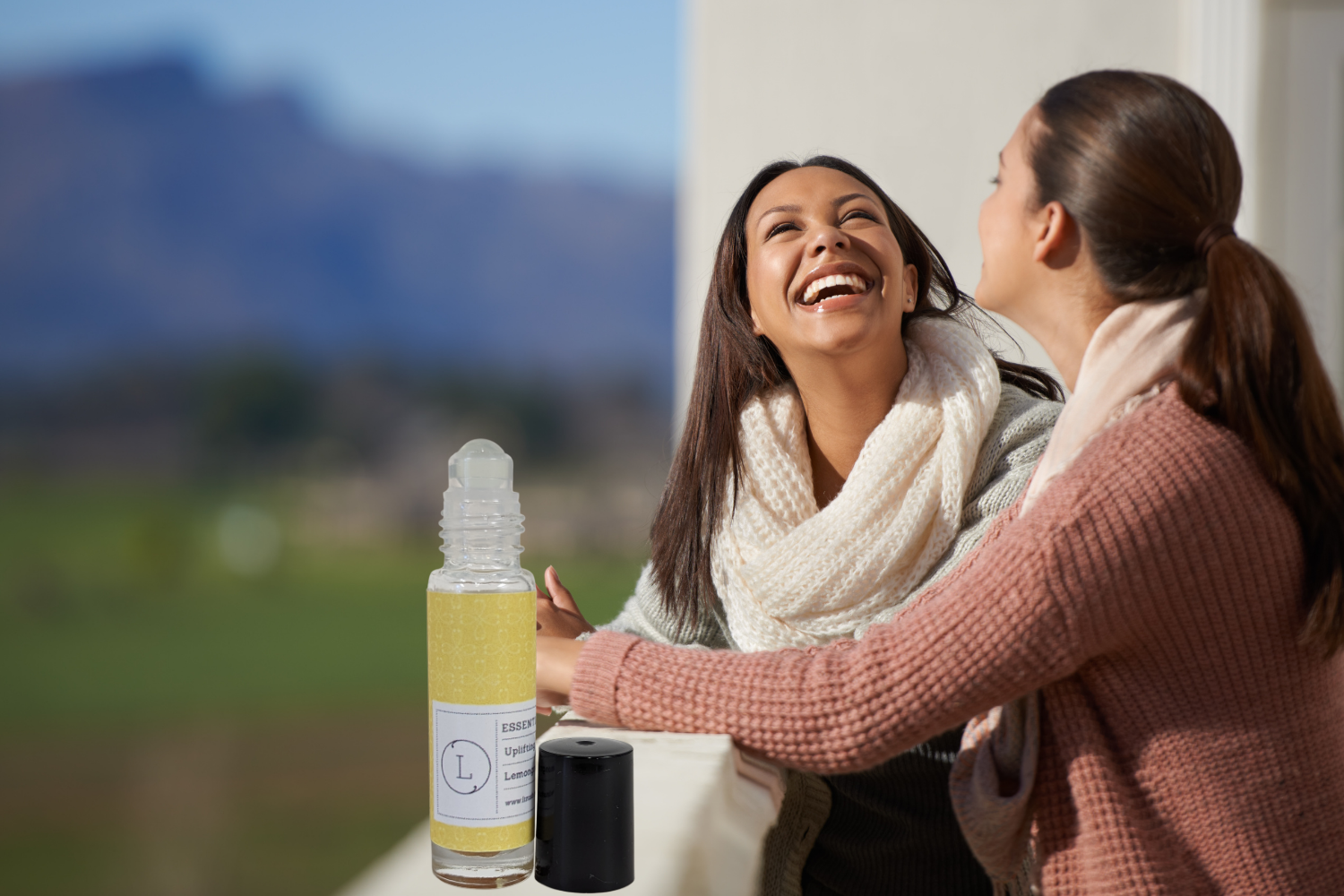 CBD Essential Oils Roll-On set with Crystals and CBD (THC free)