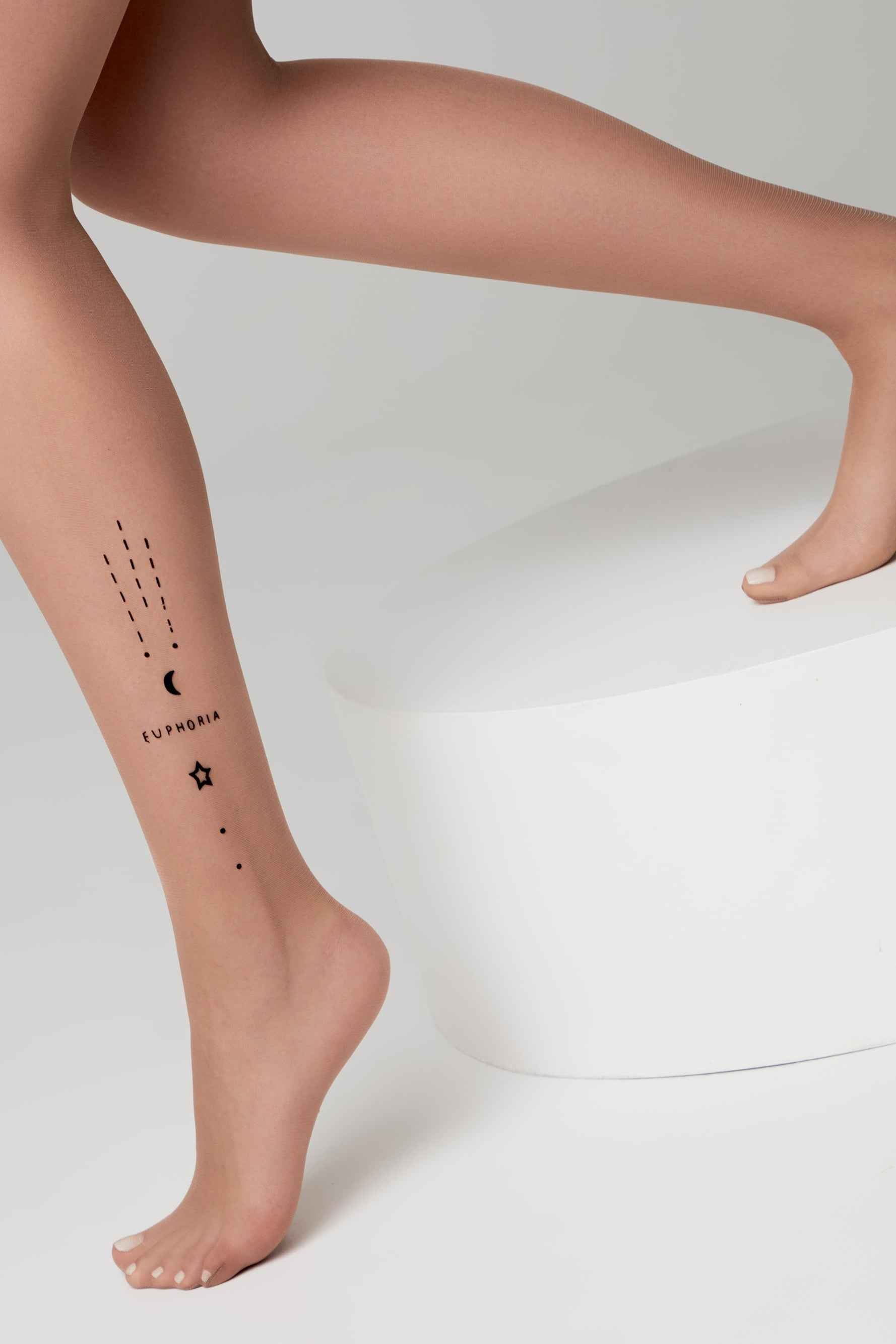 Fantasy Tights Conte Euphoria - Voluminous Flock Pattern