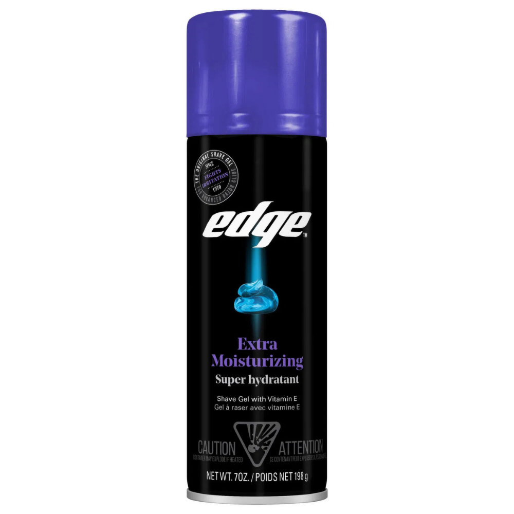 Edge Extra Moisturizing Shave Gel with Vitamin E (7 oz) DestGlow