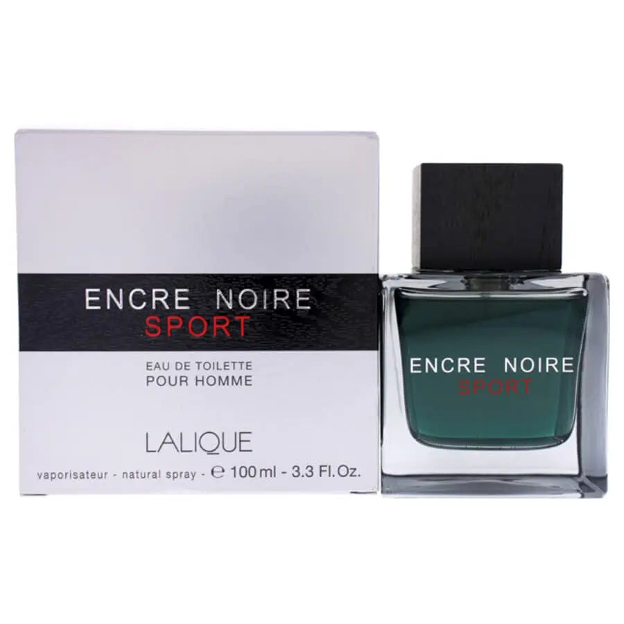 Encre Noire Sport By Lalique For Men 3.3oz EDT Spray by perfumesandrea
