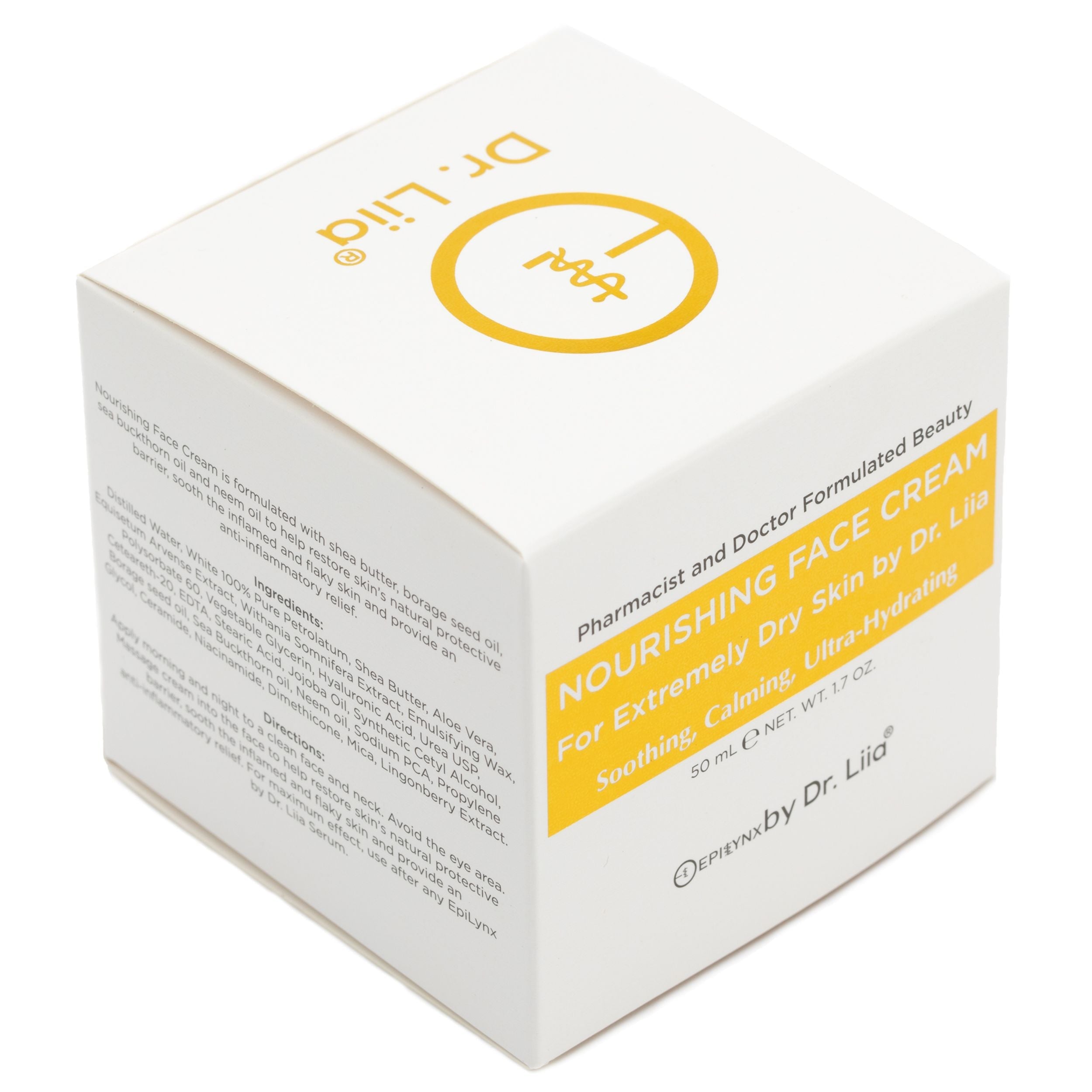 Super Nourishing Calming Face Cream for Extremely Dry & Sensitive Skin – Vegan & Hypoallergenic by EpiLynx