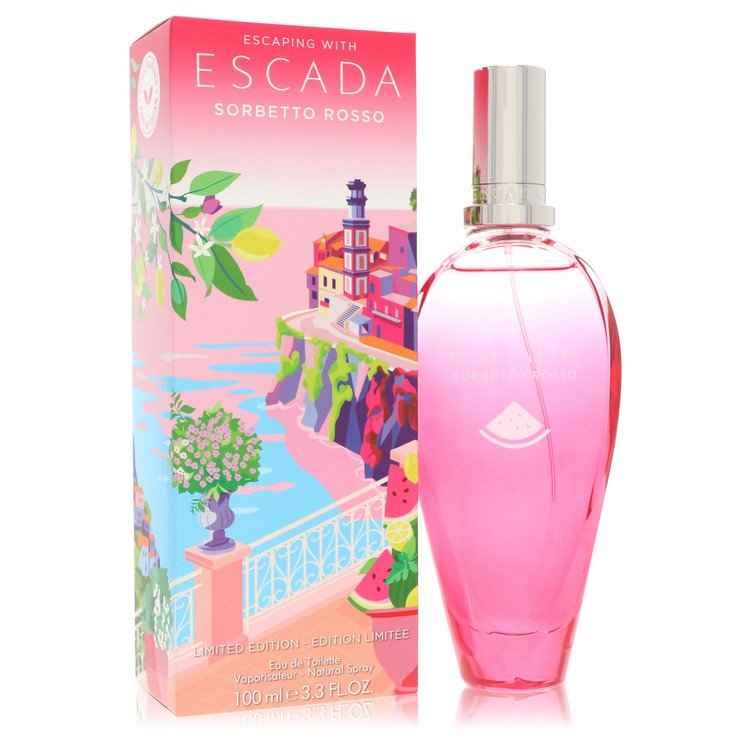 Escada Sorbetto Rosso by Escada Eau De Toilette Spray (Limited Edition) 3.3 oz for Women