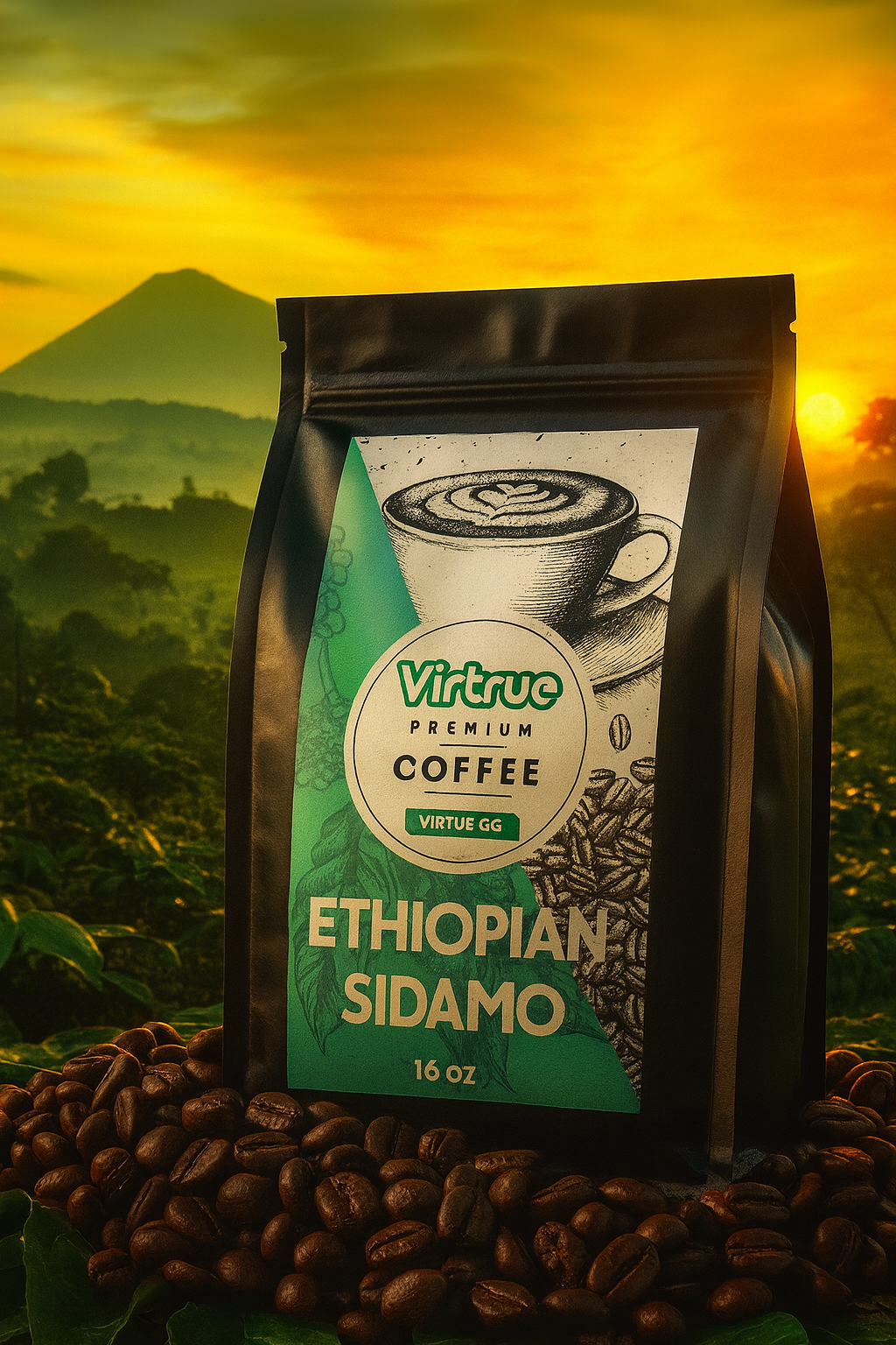 Medium-Dark Roast Coffee – 16oz | Balanced, Small Batch, Expertly Roasted by Virtrue