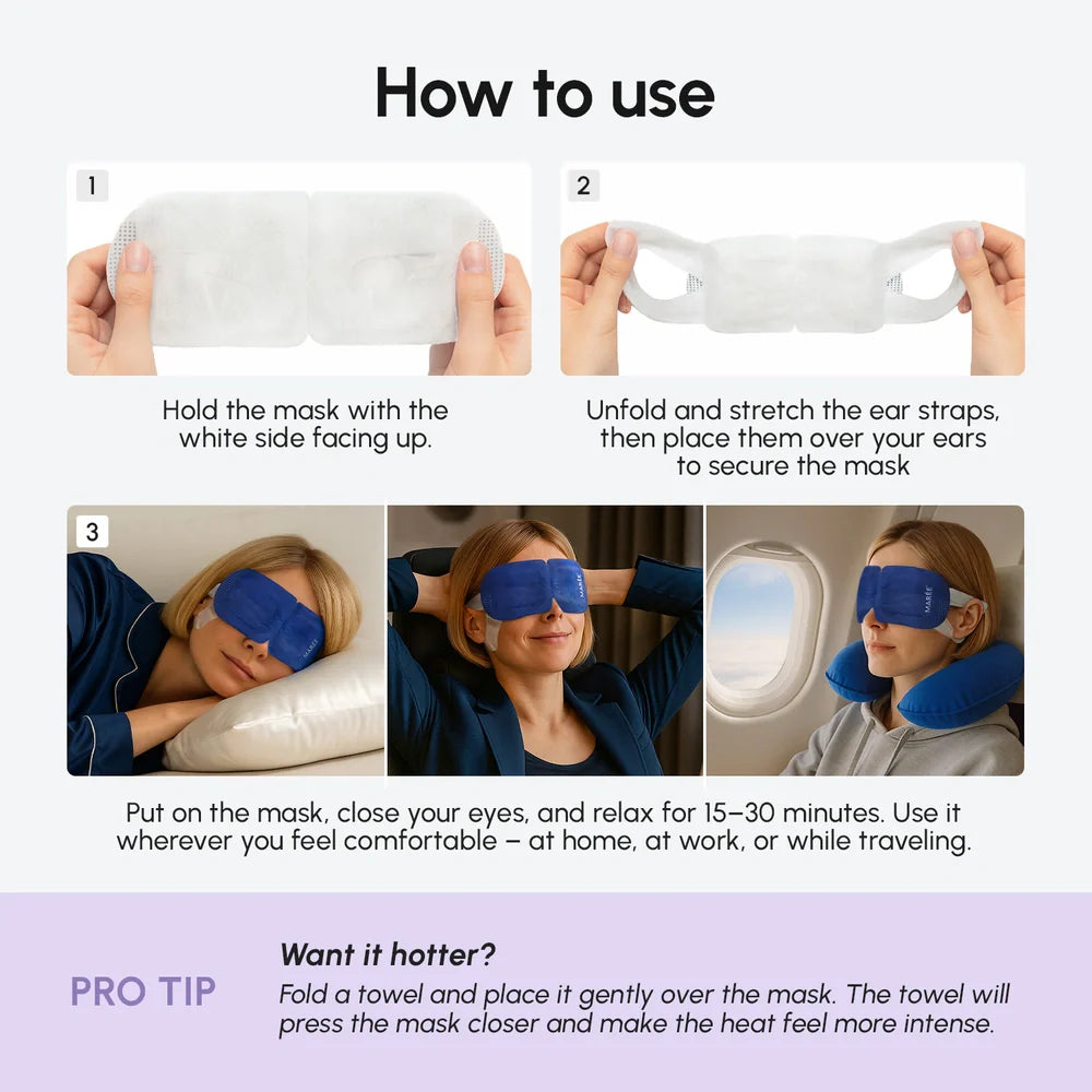 Scented Spa Steam Eye Mask by Maree