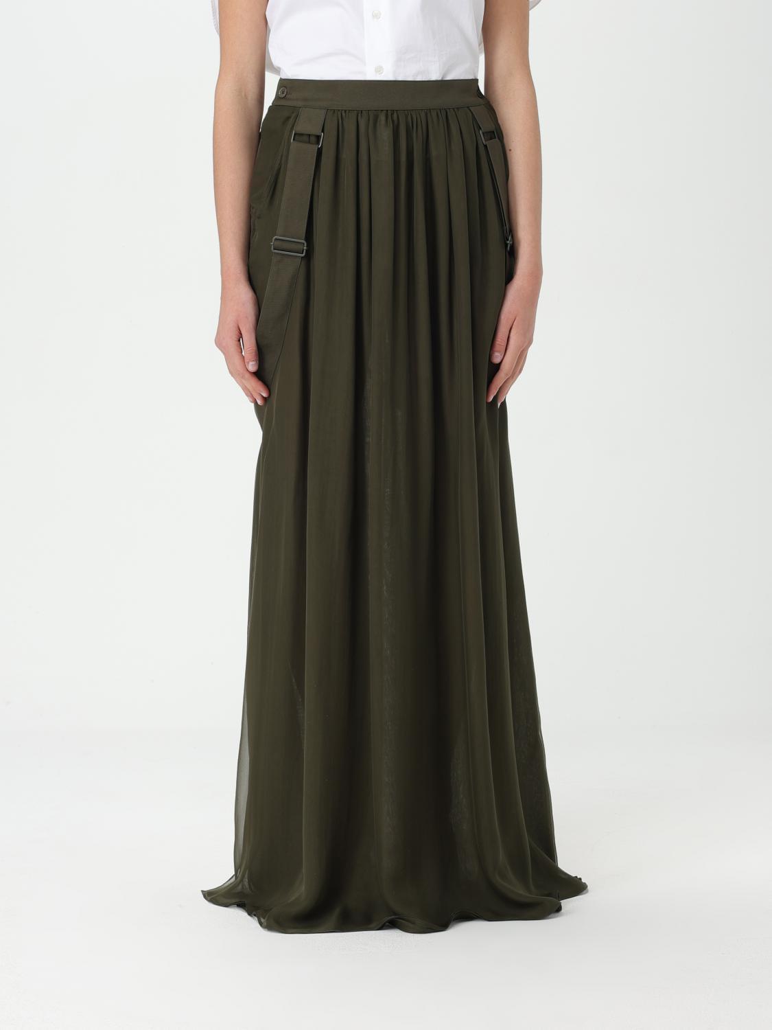 Max Mara Skirt Woman Kaki