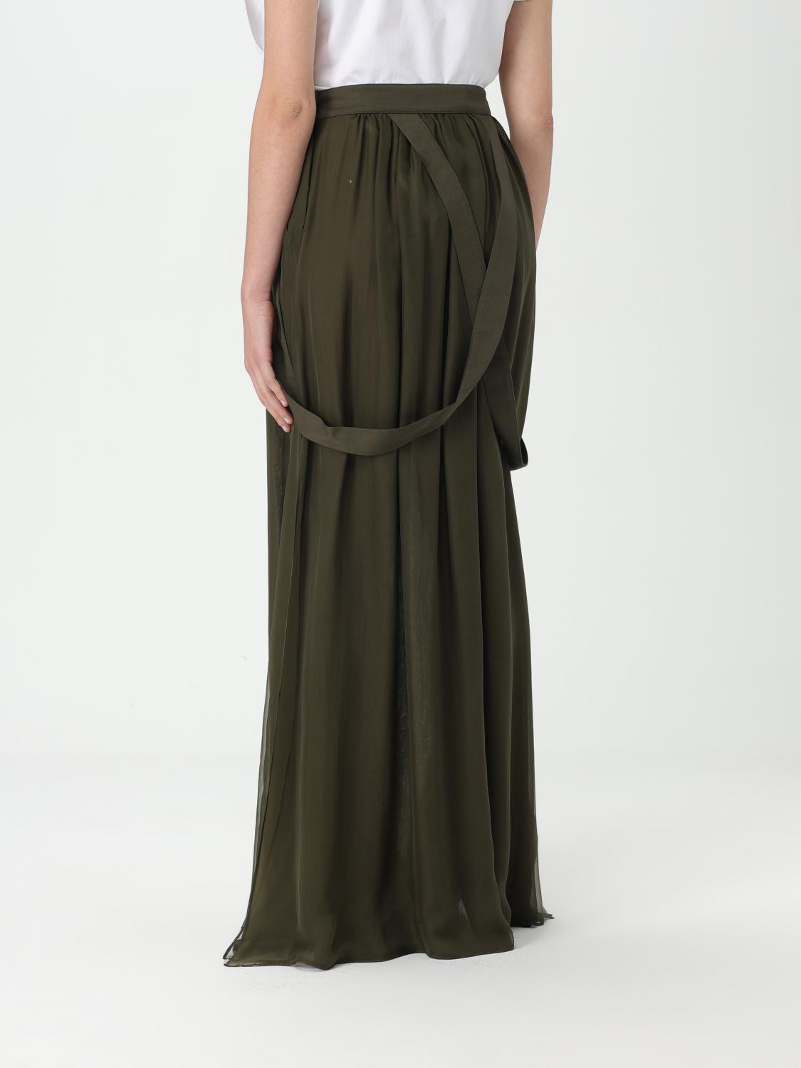 Max Mara Skirt Woman Kaki by Luosophy