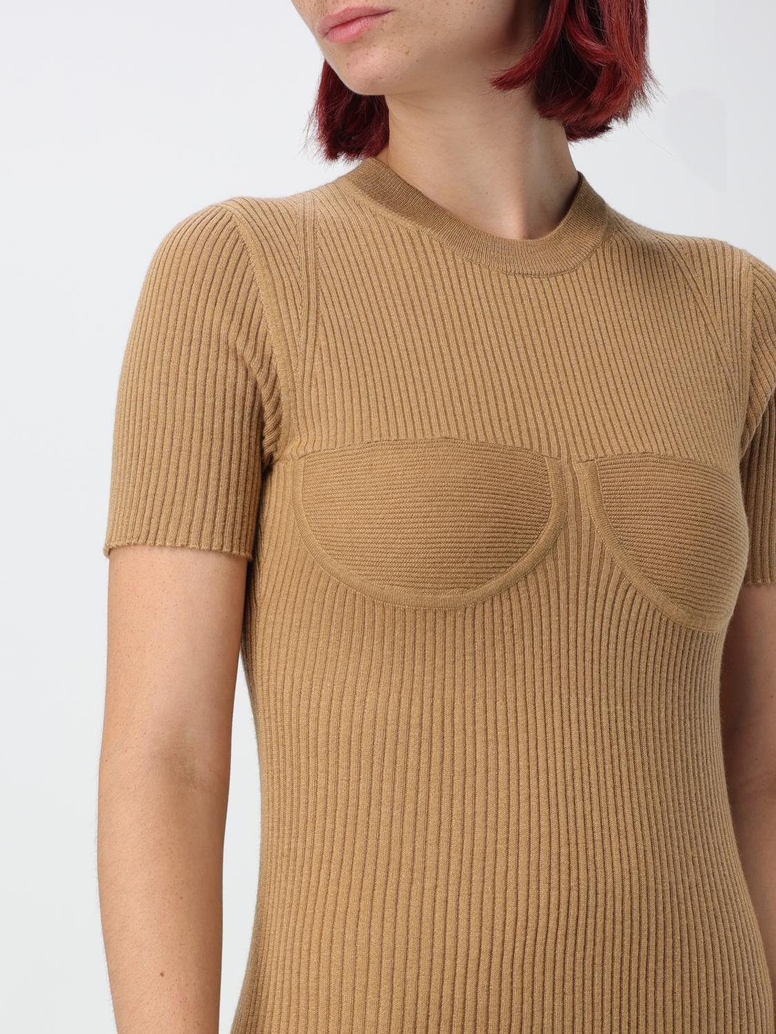 Max Mara Dress Woman Beige by Luosophy