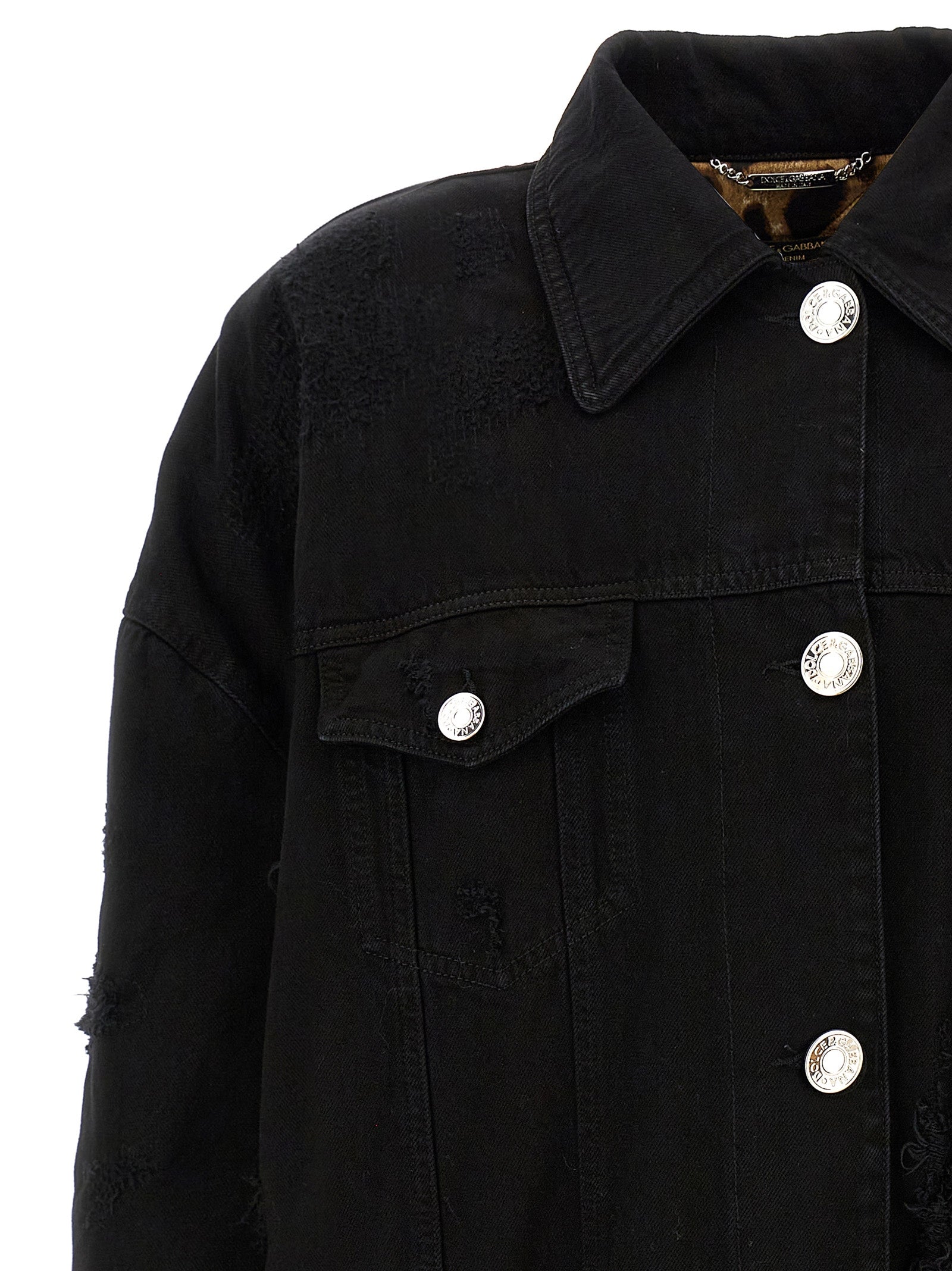 Dolce & Gabbana Women Denim Long Jacket by Luosophy