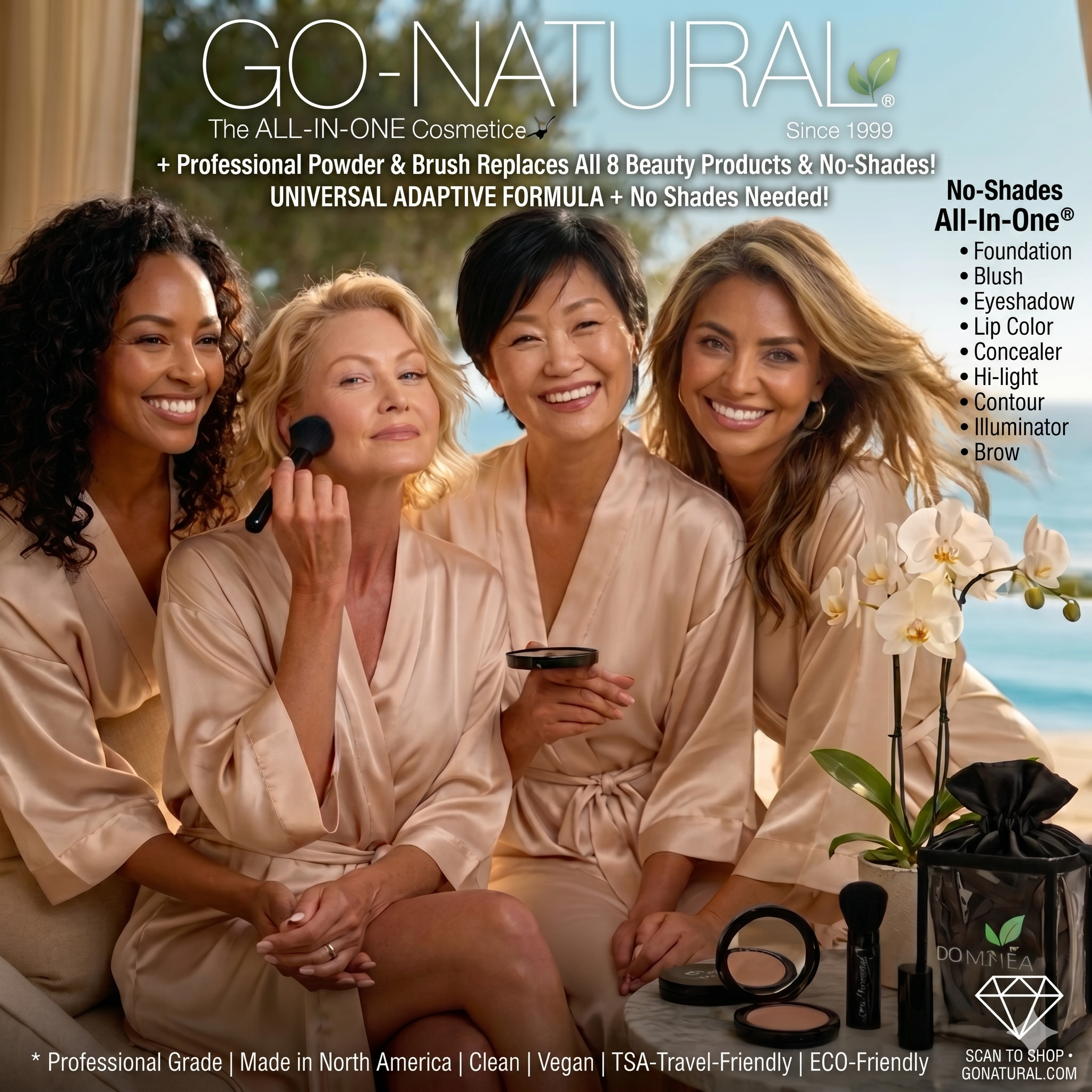 GO NATURAL® ALL-IN-ONE® Powder - Travel Gift Set DestGlow