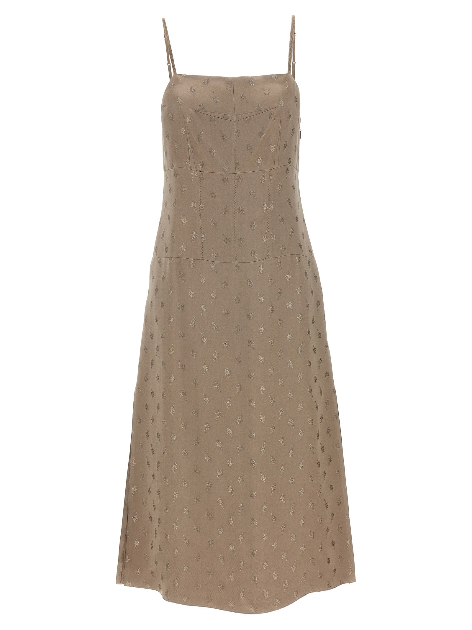 Fendi Women Satin Midi Dress DestGlow