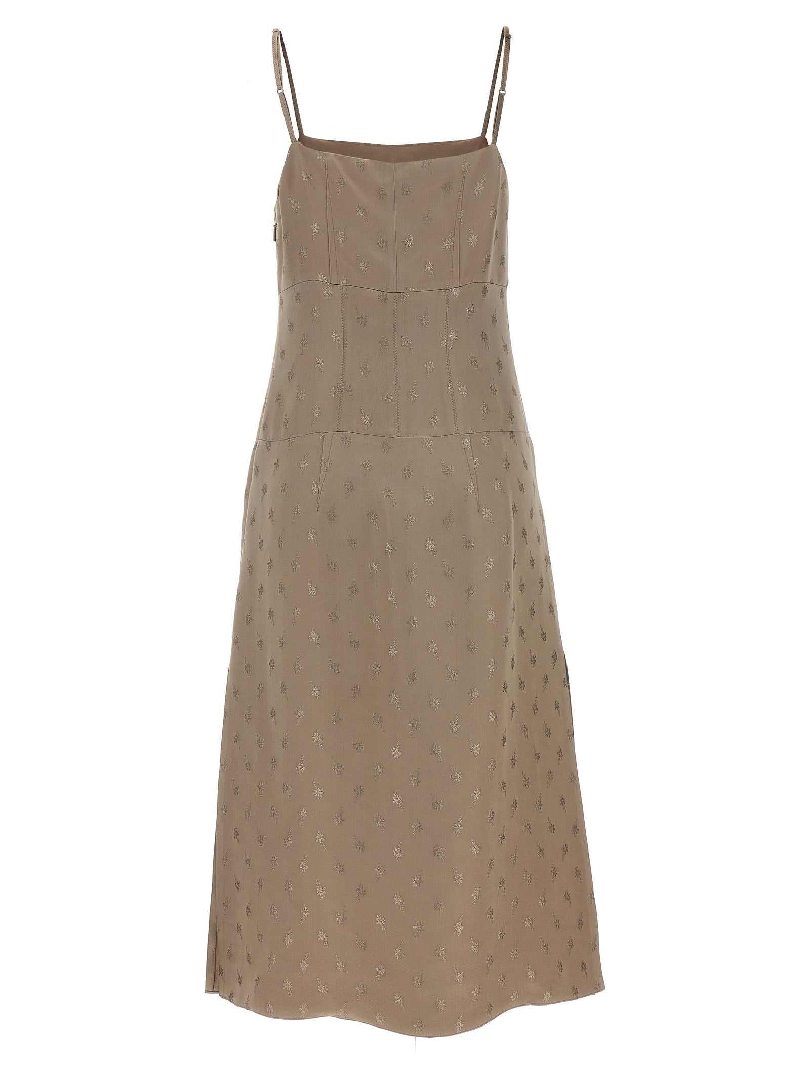 Fendi Women Satin Midi Dress DestGlow