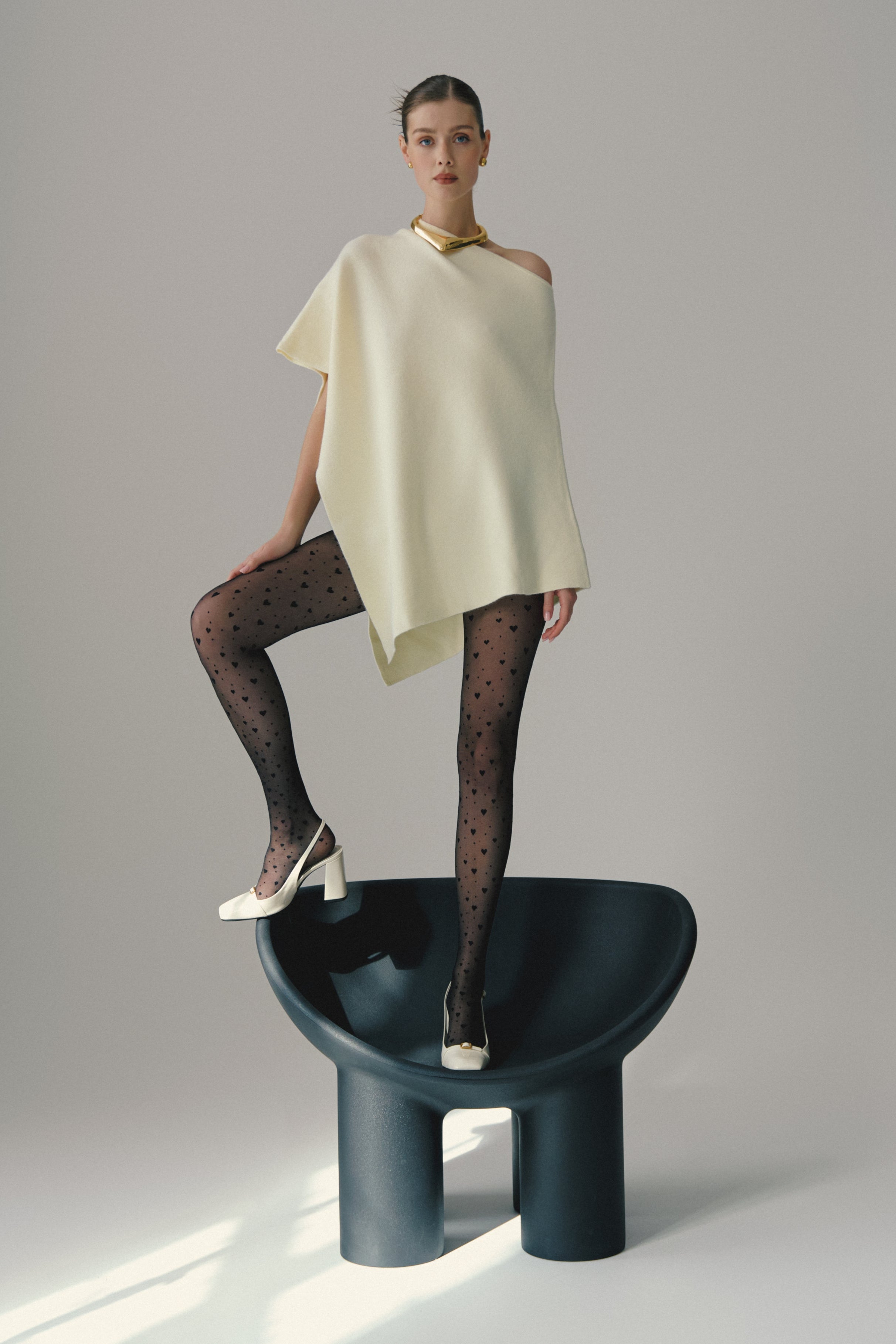 Fantasy Tights Conte Feeling - Hearts and Dots - DestGlow