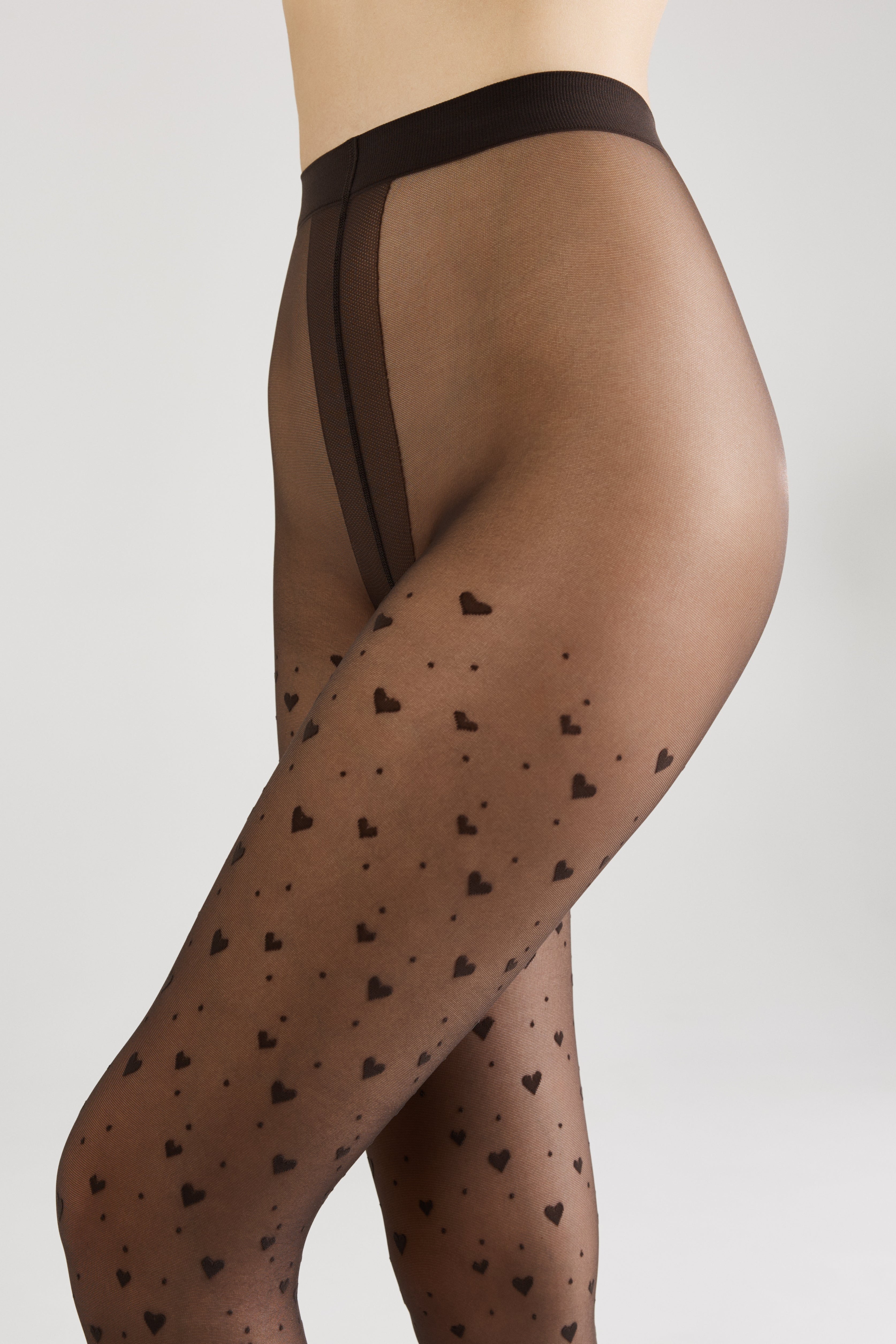 Fantasy Tights Conte Feeling - Hearts and Dots - DestGlow