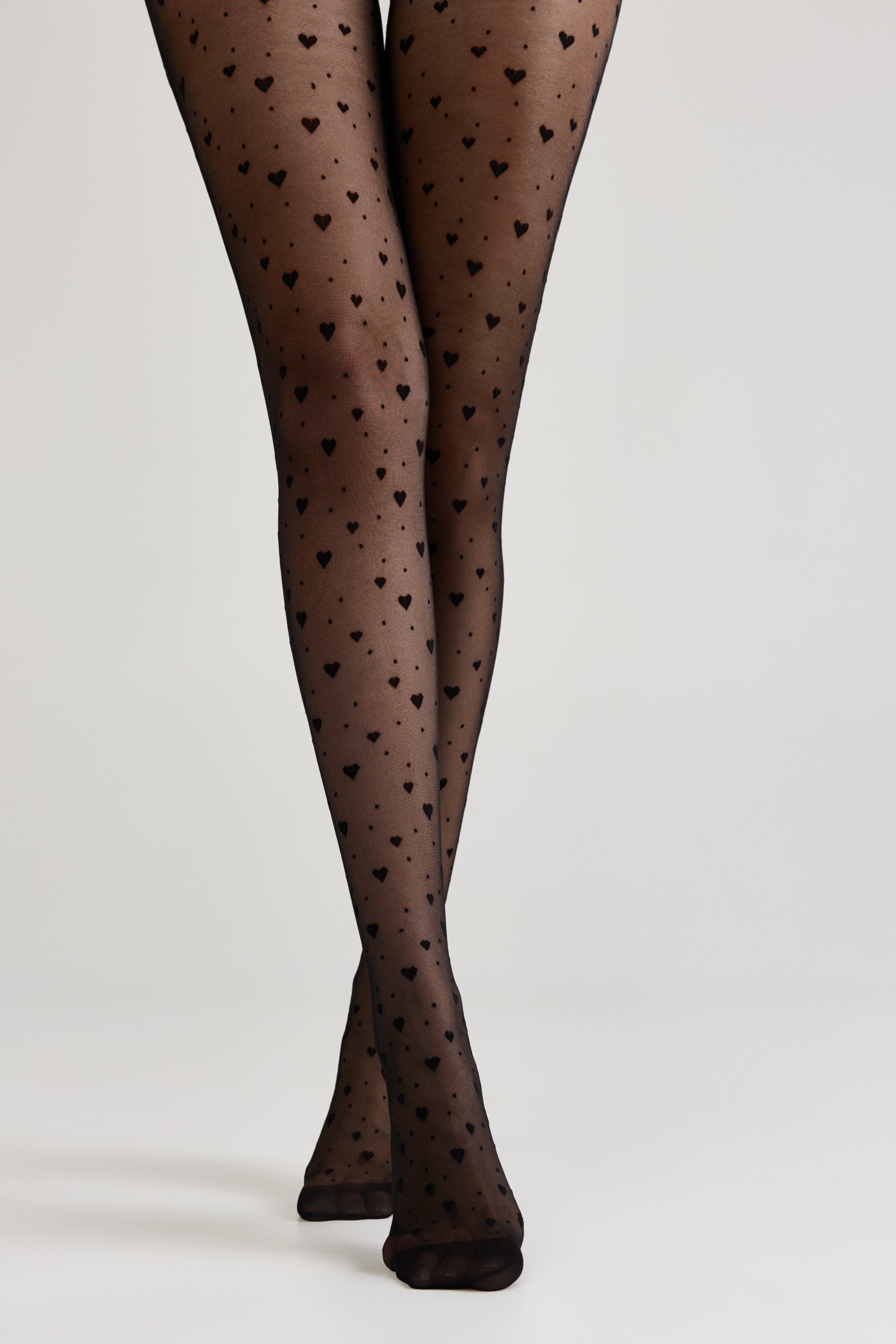 Fantasy Tights Conte Feeling - Hearts and Dots - DestGlow