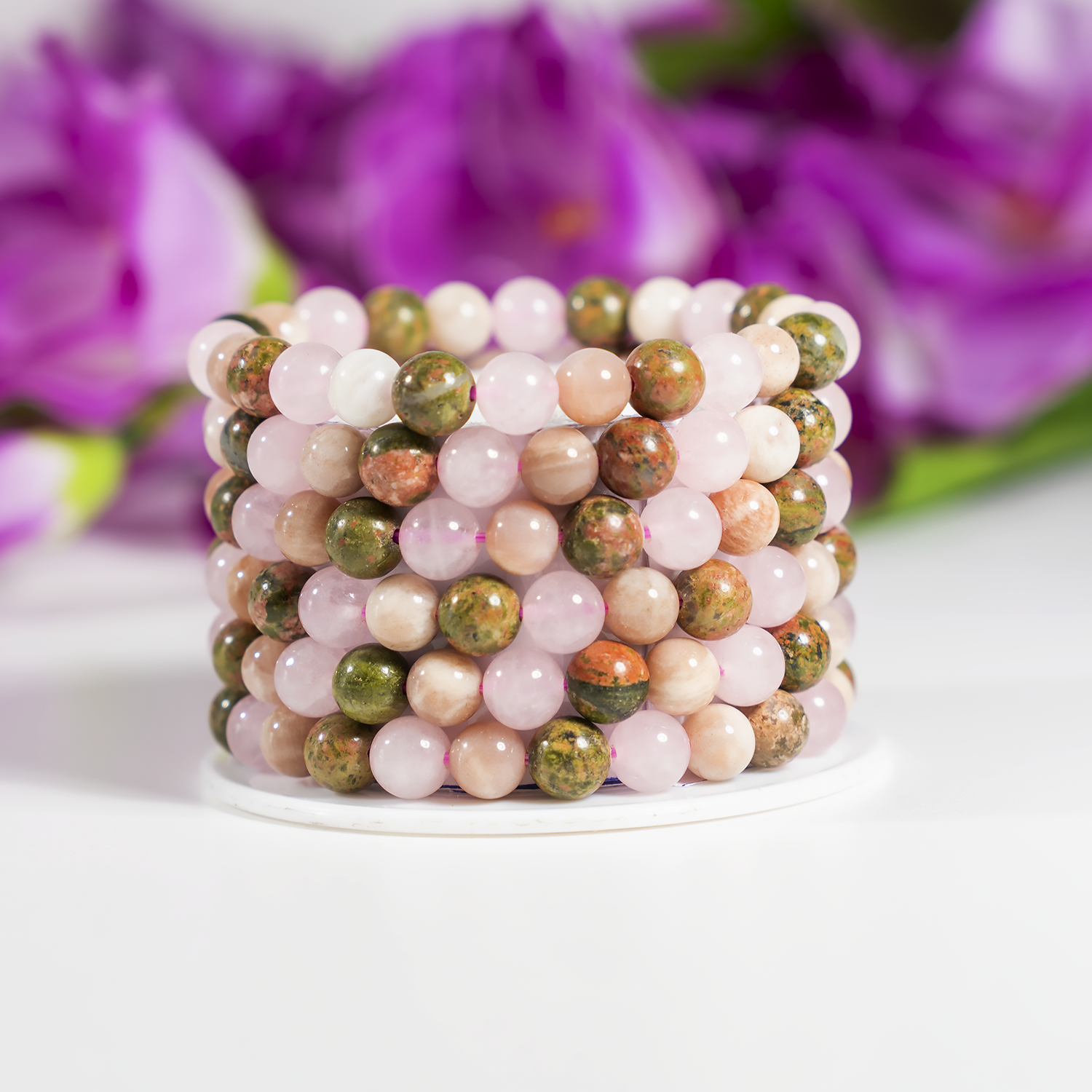 Balancing FERTILITY Crystal Bracelet (Assisting, Environment, Promotes)