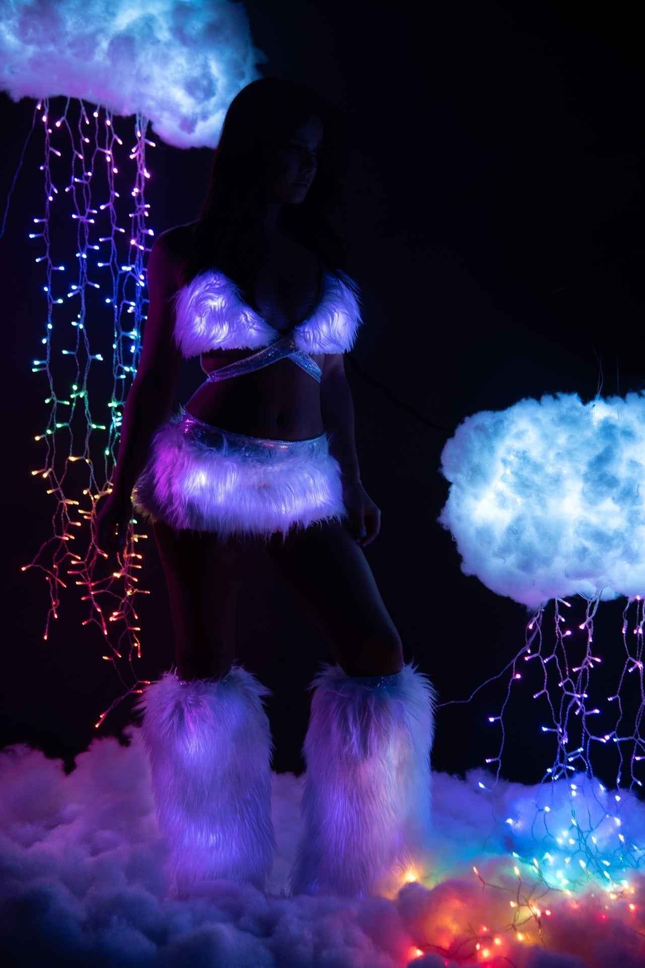 GlowFur Illuminate Light-Up Skirt
