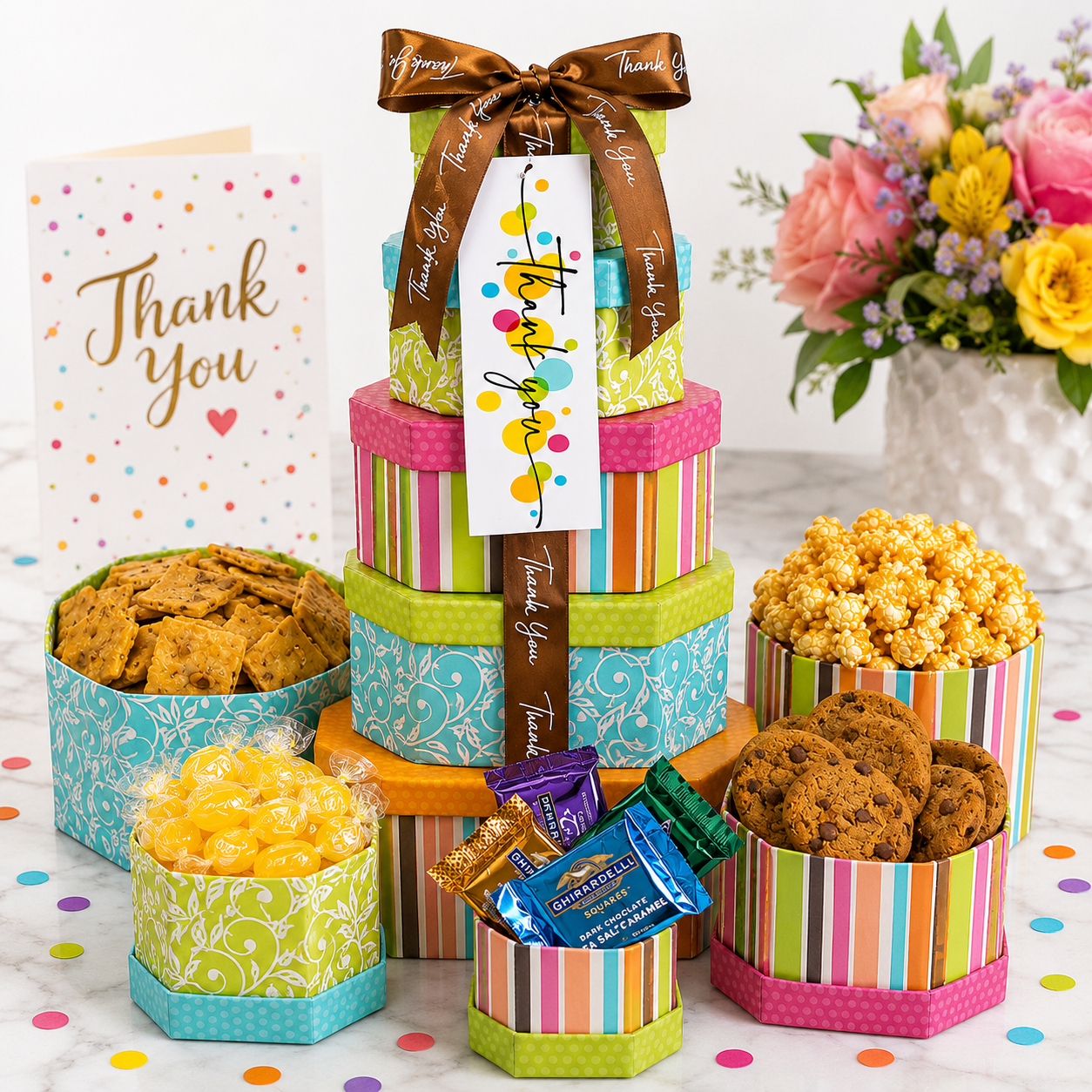 Thank You Treats Gift Tower DestGlow