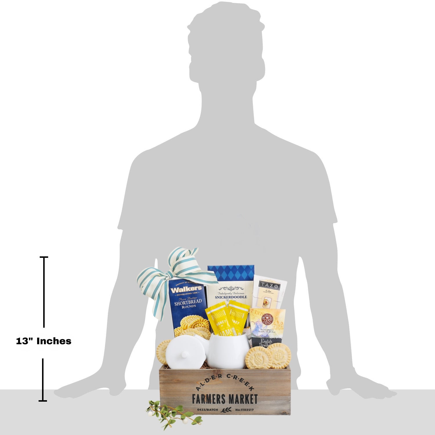 Garden Tea Tray Gift Basket DestGlow