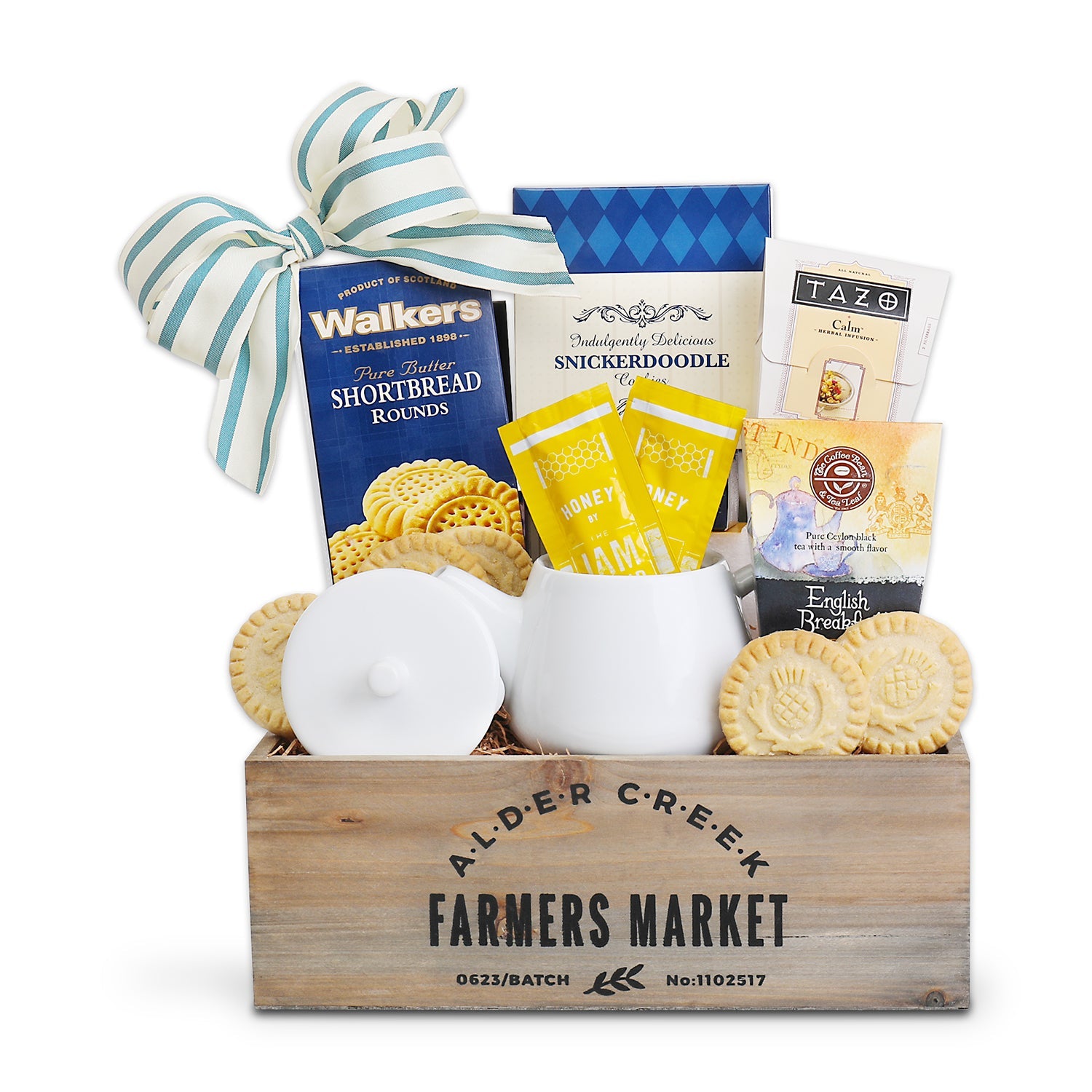 Garden Tea Tray Gift Basket DestGlow