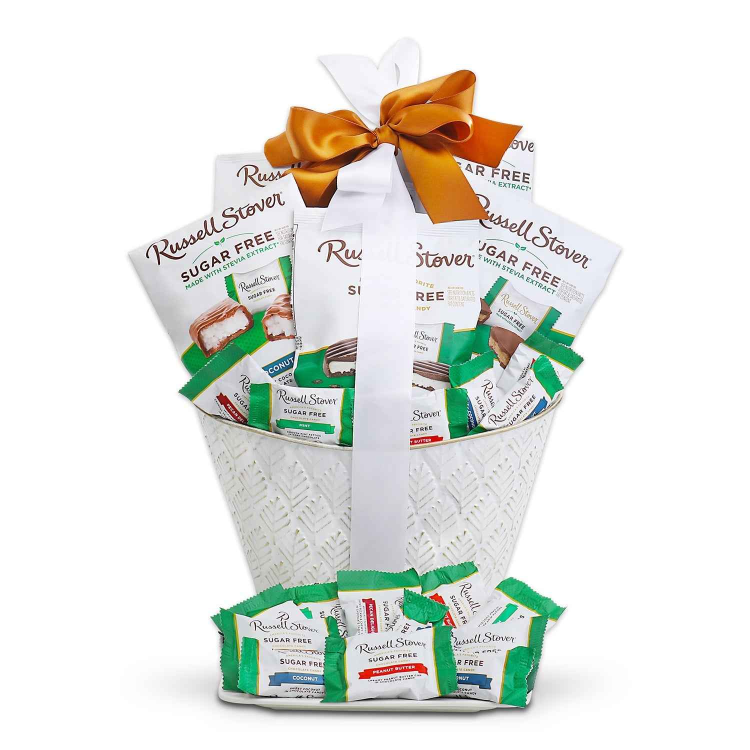 Russell Stover Sugar Free Chocolate Gift Basket by Alder Creek Gift Baskets