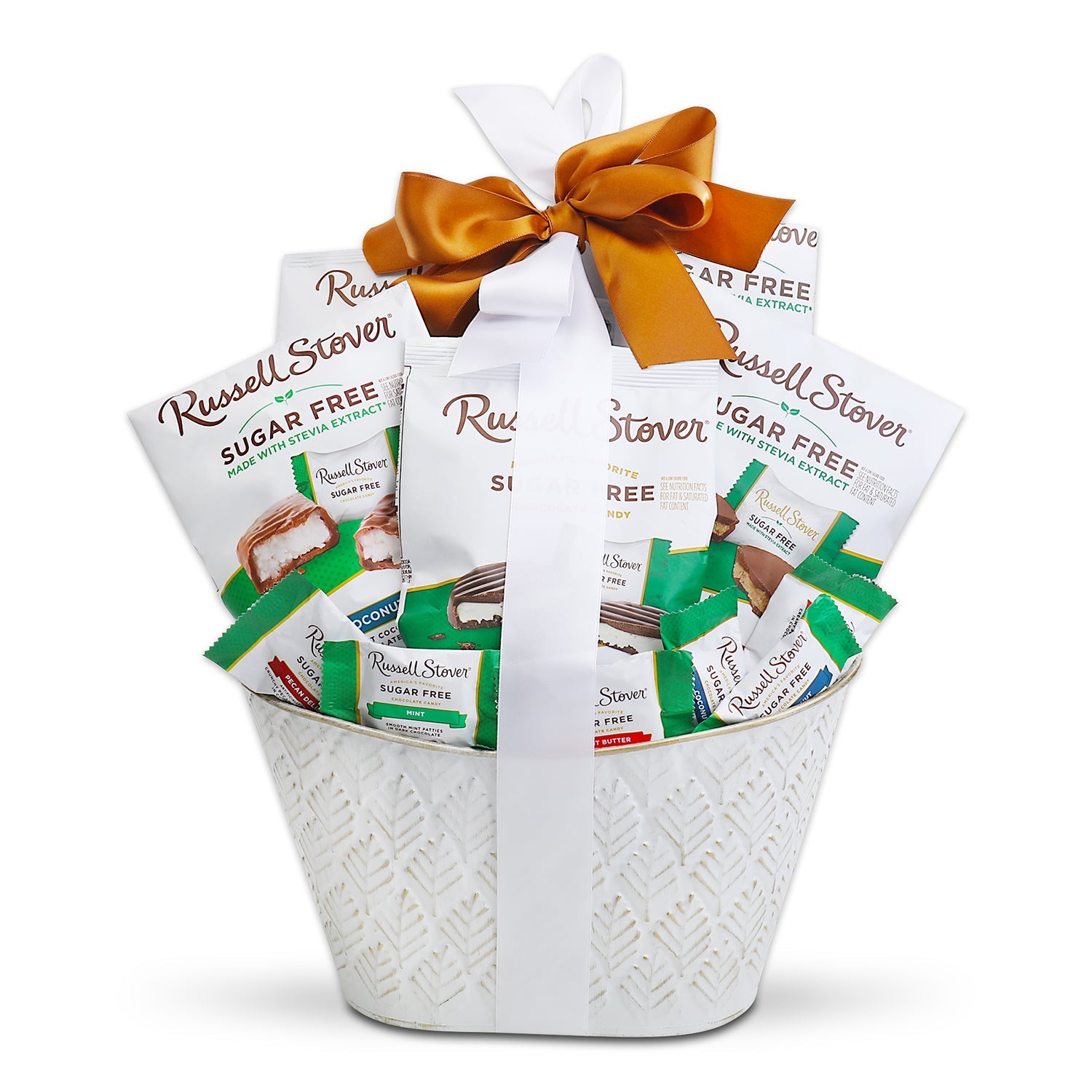 Russell Stover Sugar Free Chocolate Gift Basket by Alder Creek Gift Baskets