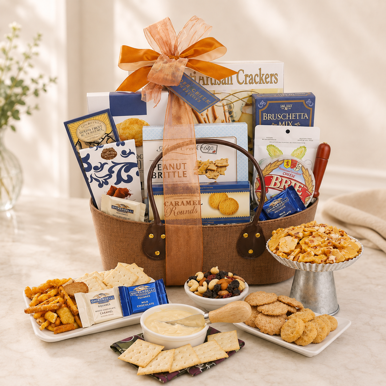 The Gourmet Choice Gift Basket DestGlow