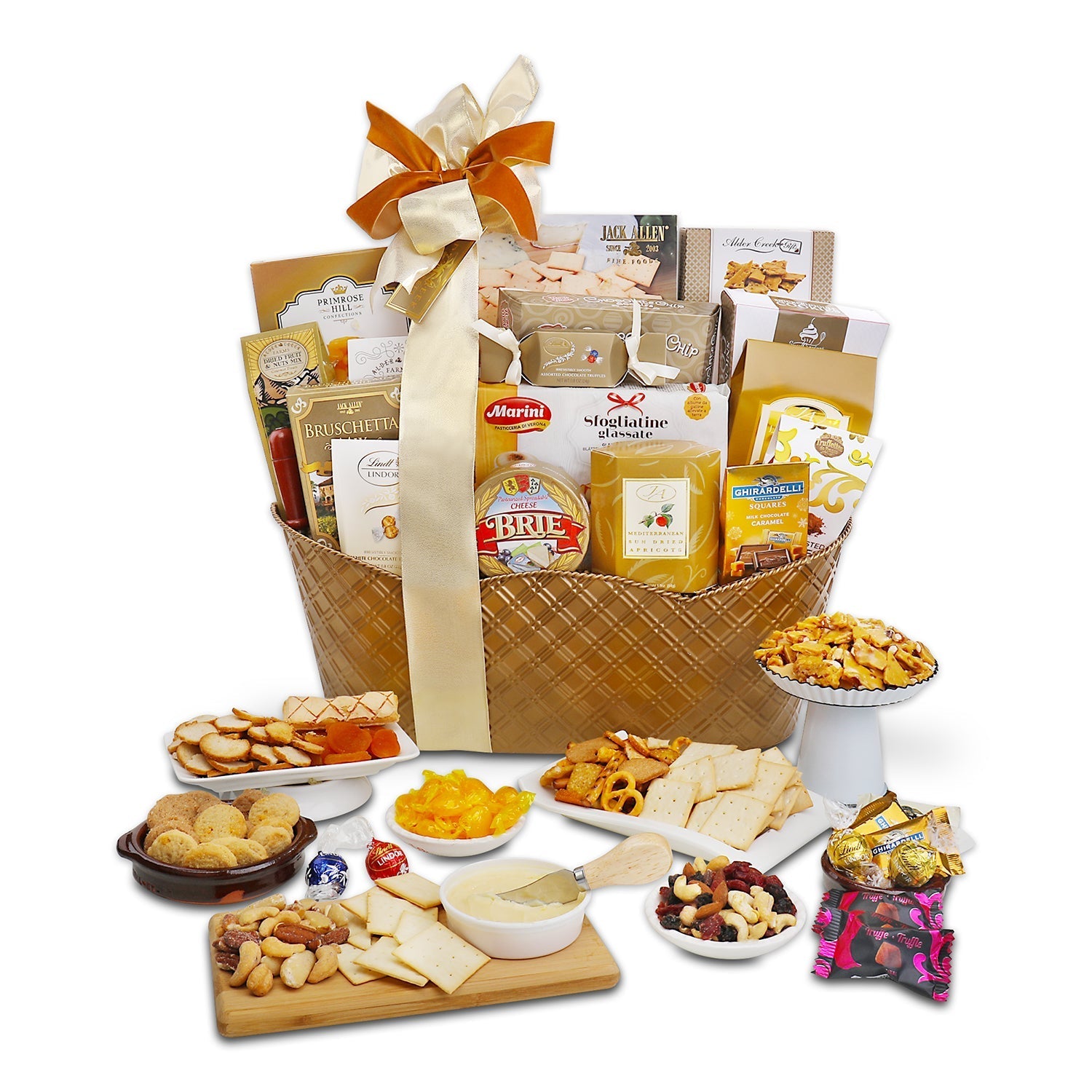 Corporate VIP Sweet & Savory Gift Basket DestGlow