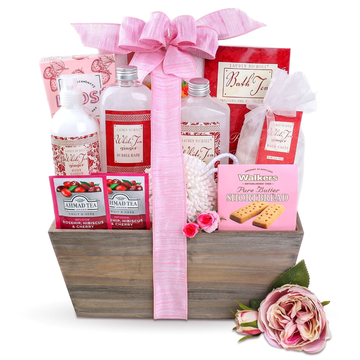Tea & Tranquility Spa Gift Basket by Alder Creek Gift Baskets