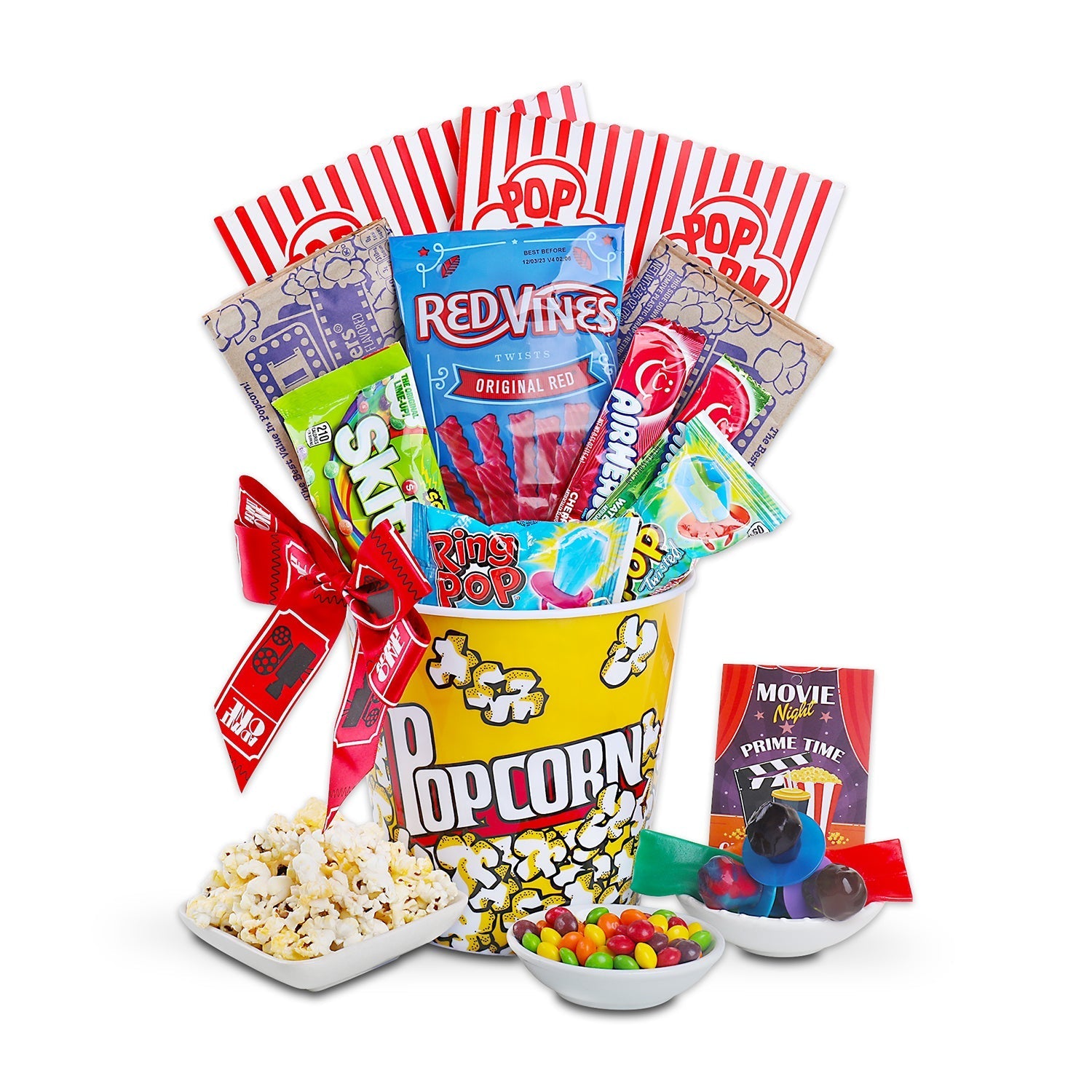 Pop-ular Movie Night Gift Basket DestGlow