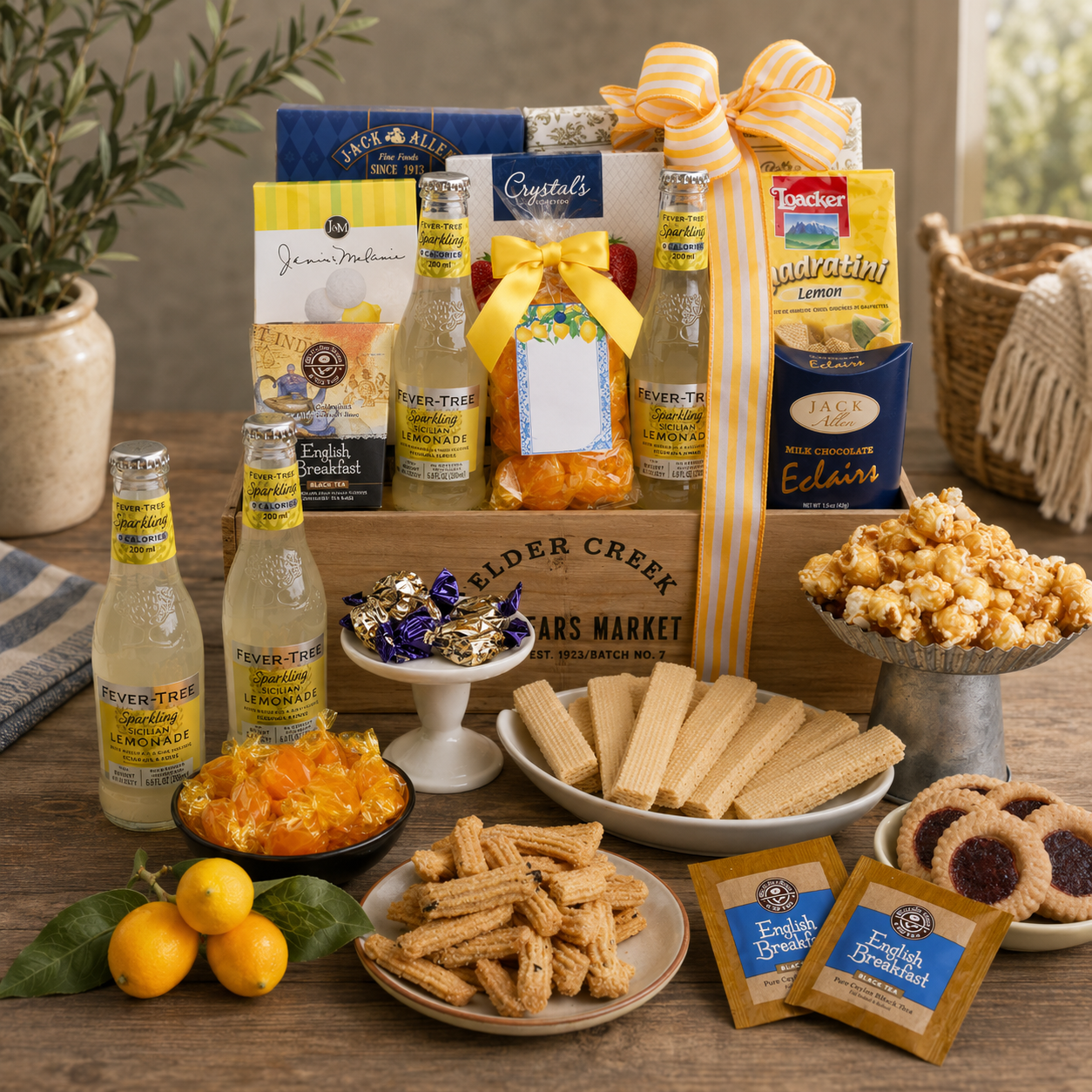 Sunshine is for Lemonade Summer Gift Basket DestGlow