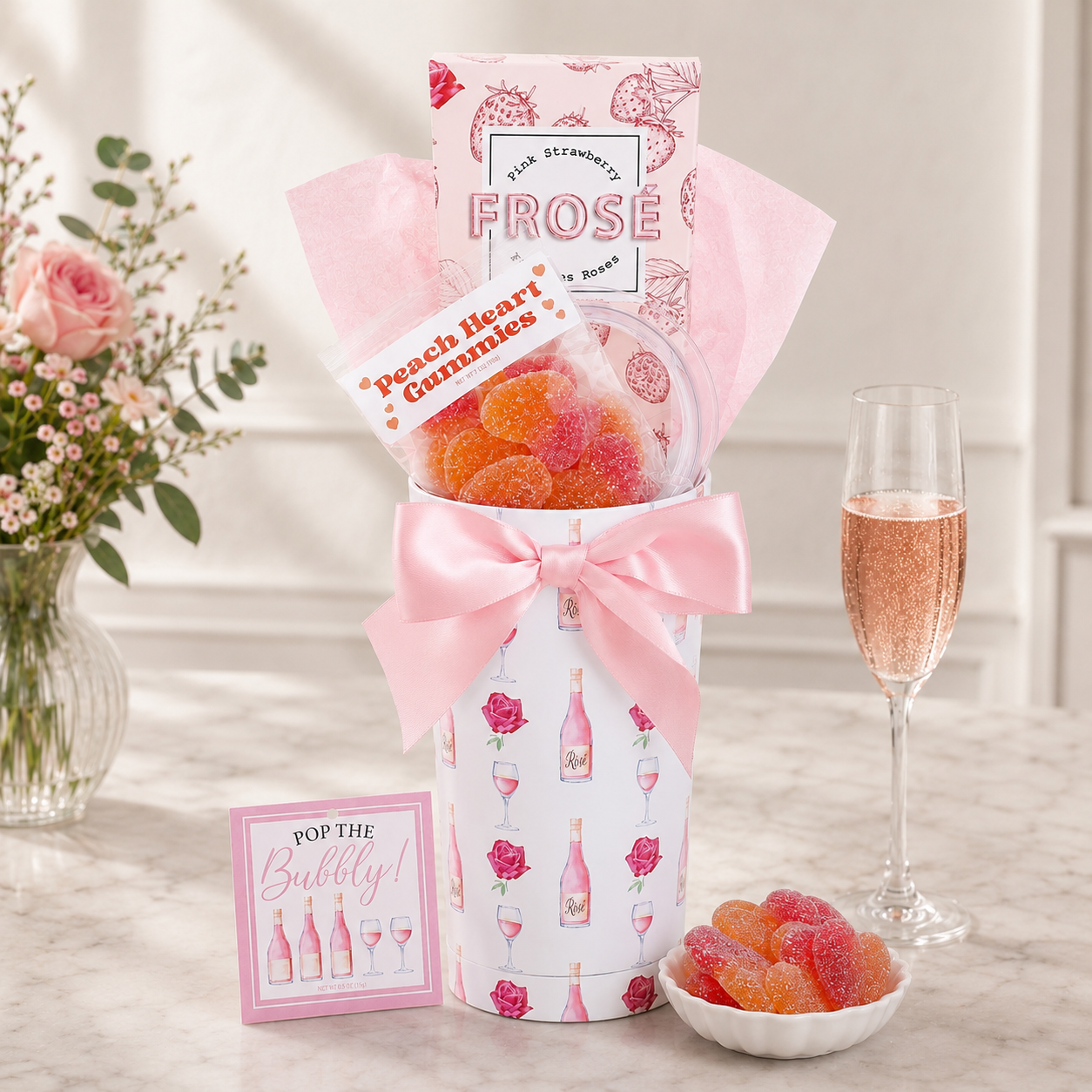 Pop the Bubbly Tumbler Gift DestGlow