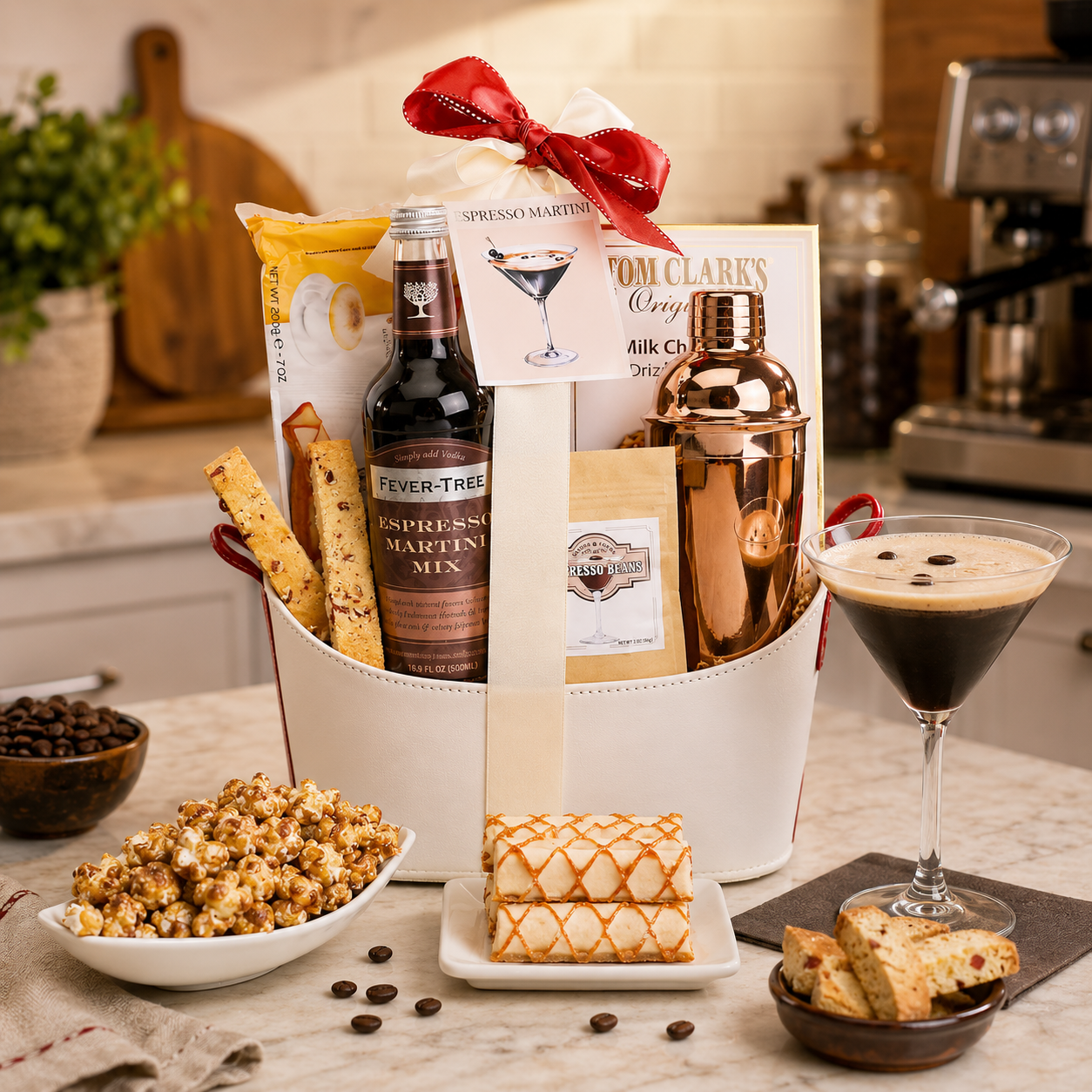 Espresso Martini Gift Basket DestGlow