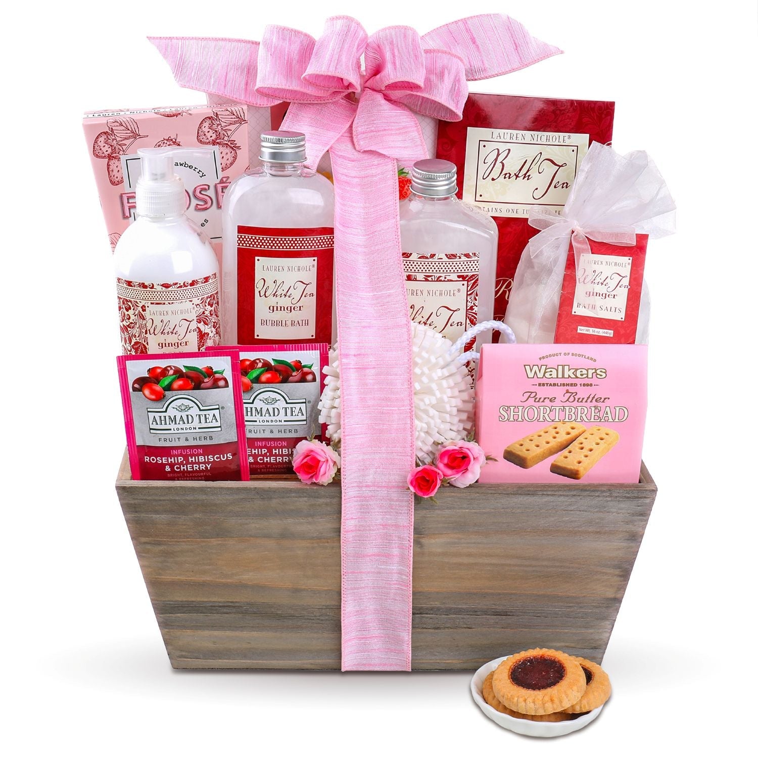 Tea & Tranquility Spa Gift Basket by Alder Creek Gift Baskets