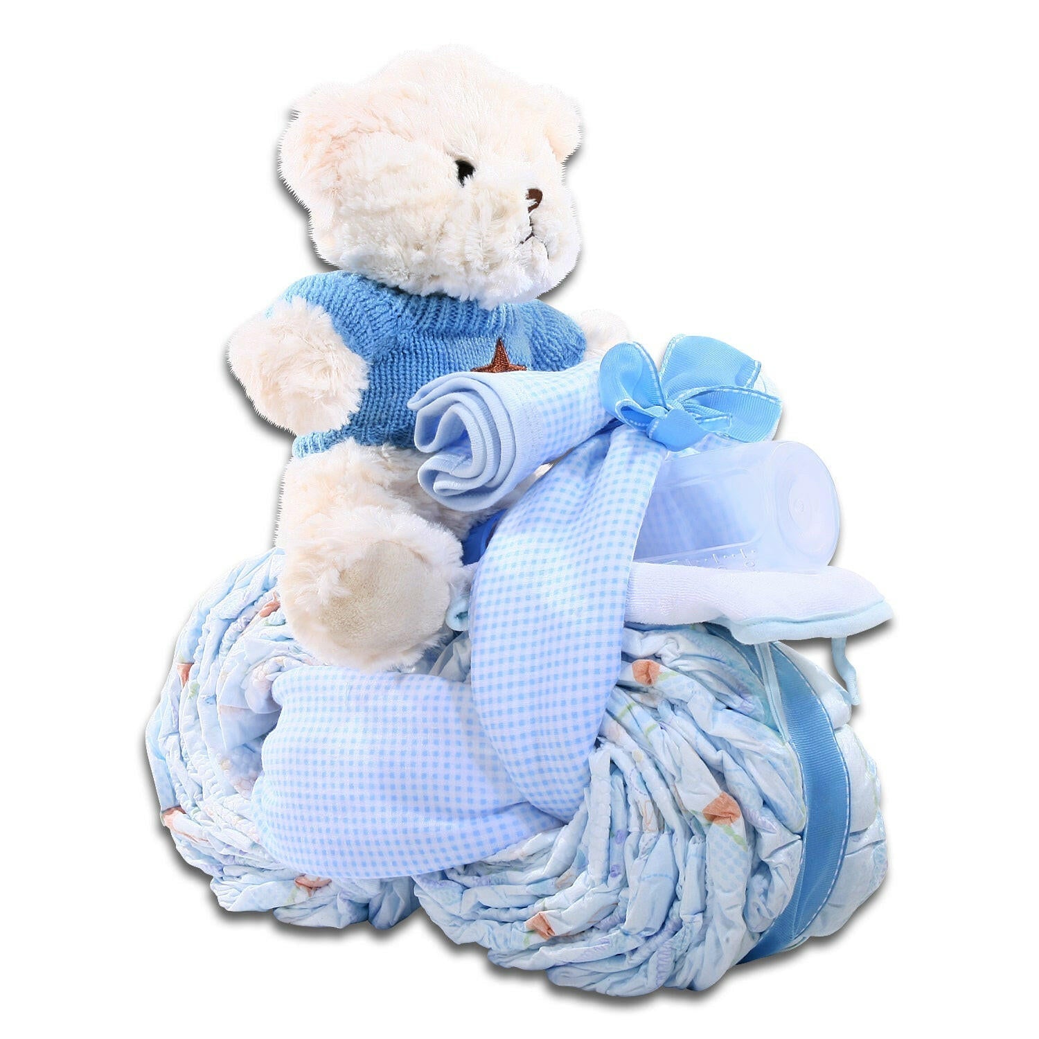 Motorcycle Diaper Cake-Boy Gift Basket DestGlow